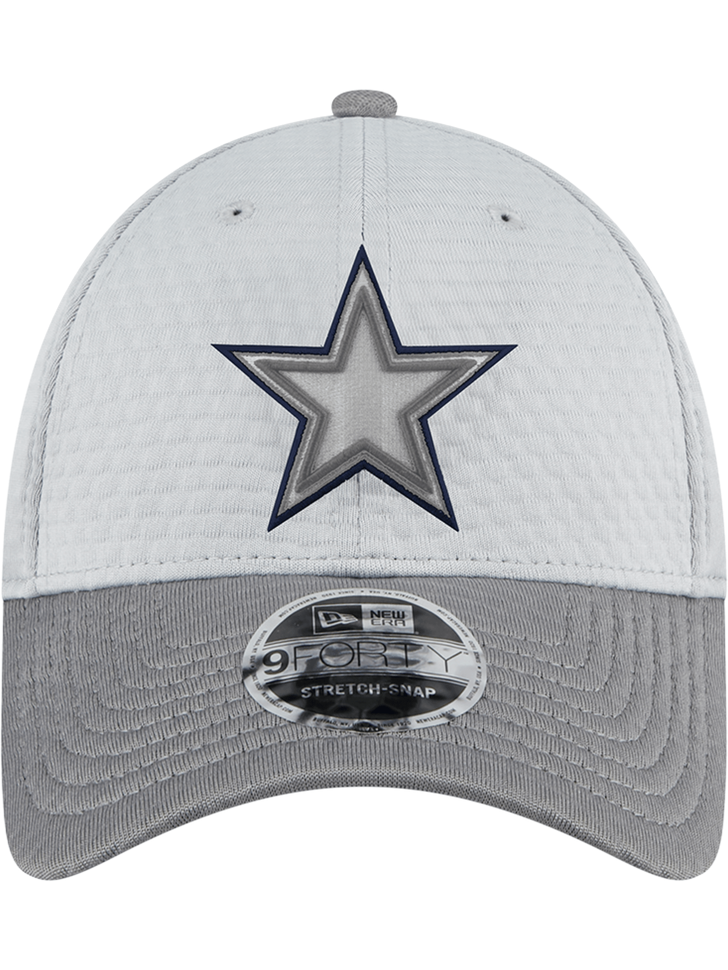 New Era Caps Dallas Cowboys New Era NFL 24 Training 9FORTY Stretch-Snapback Hat - Grey