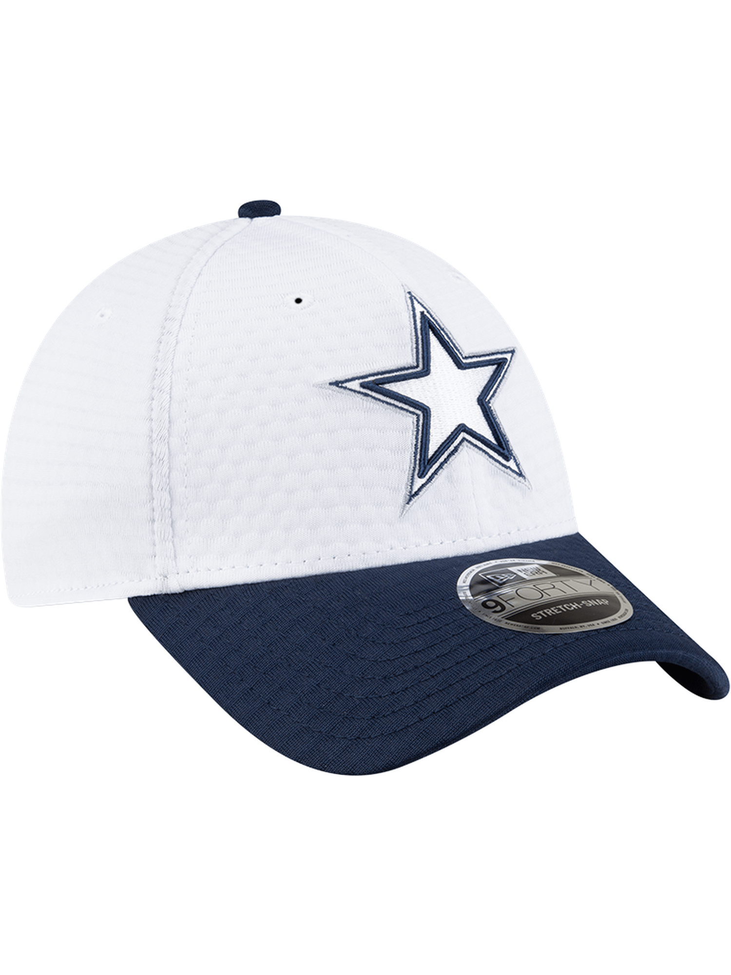New Era Caps Dallas Cowboys New Era NFL 24 Training 9FORTY Stretch-Snapback Hat - White