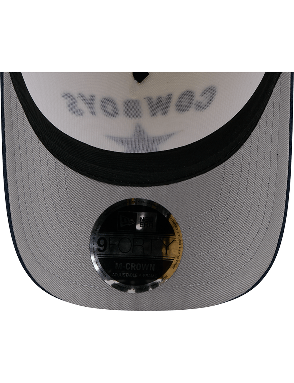 New Era Caps Dallas Cowboys New Era NFL 25 Draft 9FORTY M-Crown Snapback Hat - Chrome