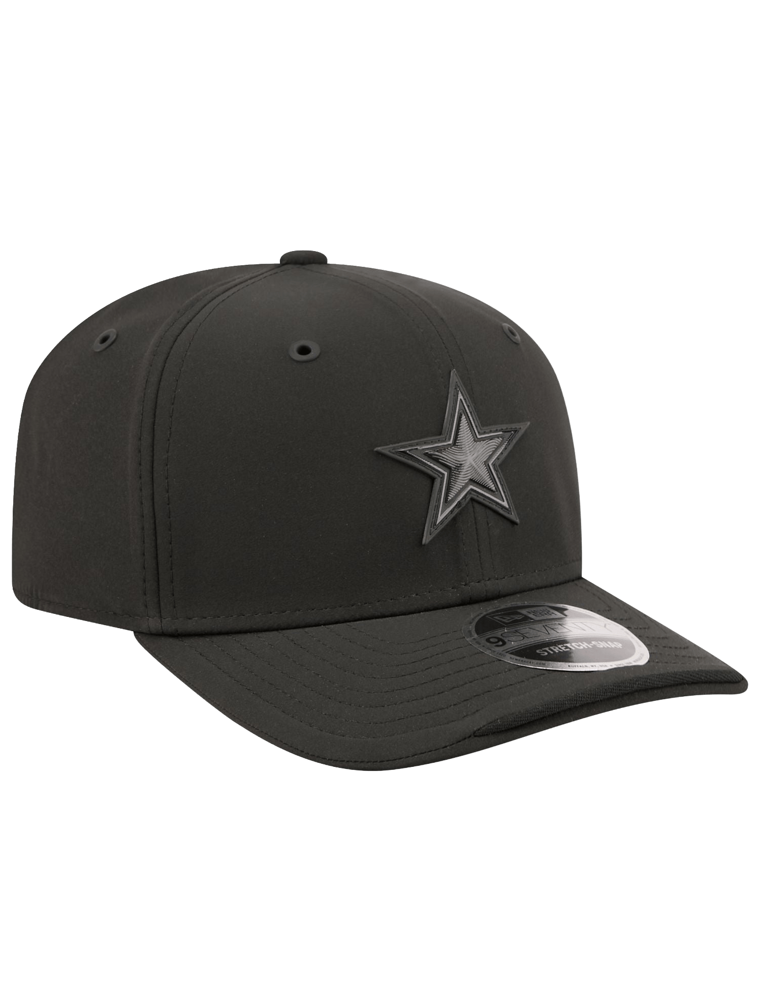 New Era Caps OSFM Dallas Cowboys New Era NFL 26 Sideline 9SEVENTY Stretch-Snapback Hat - Black