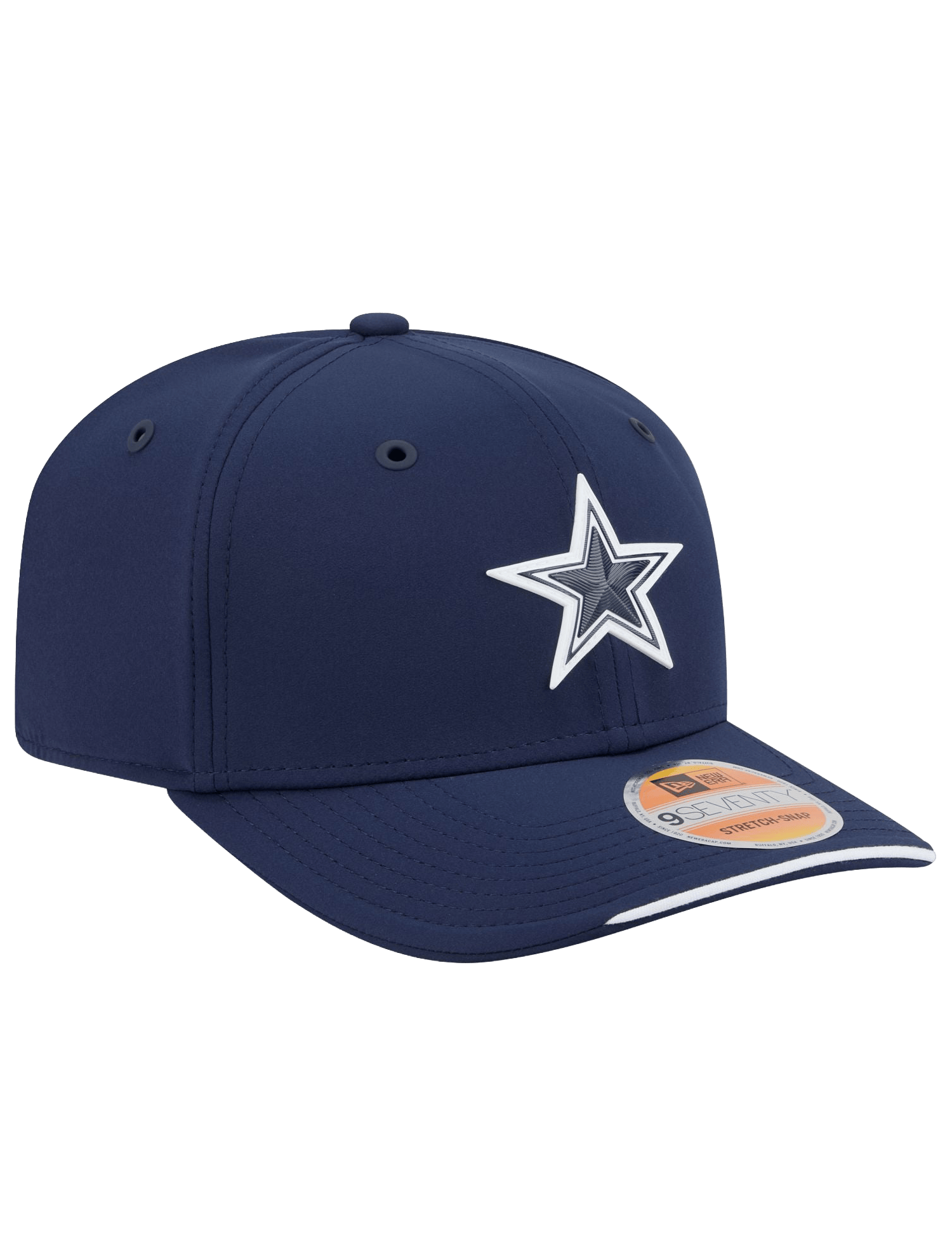 New Era Caps OSFM Dallas Cowboys New Era NFL 26 Sideline Historic 9SEVENTY Stretch-Snapback Hat - Navy