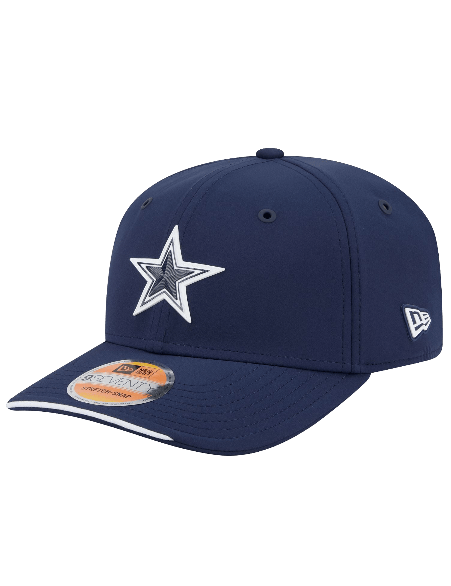 New Era Caps OSFM Dallas Cowboys New Era NFL 26 Sideline Historic 9SEVENTY Stretch-Snapback Hat - Navy