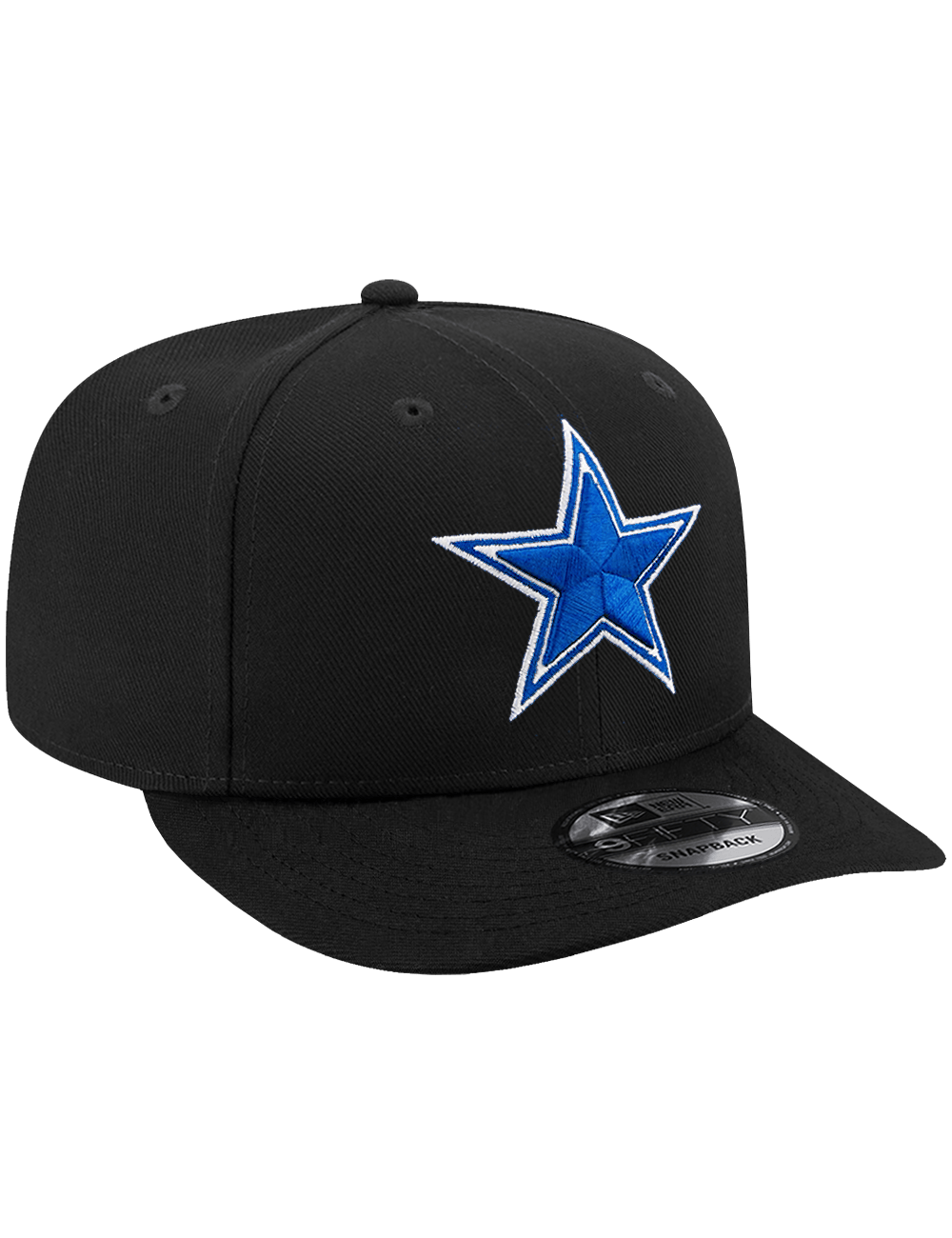 New Era Caps OSFA Dallas Cowboys New Era NFL Royal Hit Pre-Curved 9FIFTY Snapback Hat - Black