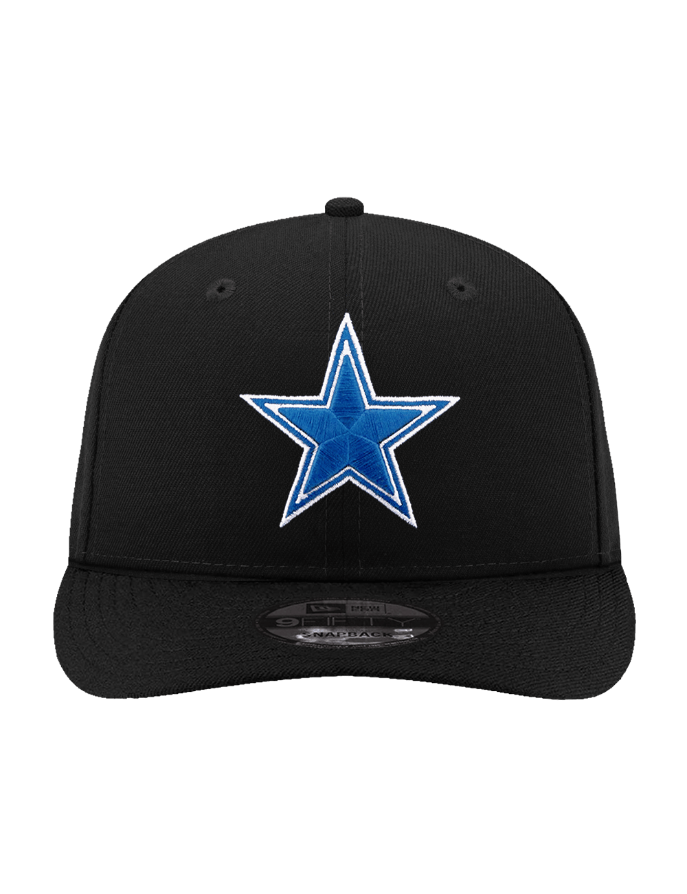 New Era Caps OSFA Dallas Cowboys New Era NFL Royal Hit Pre-Curved 9FIFTY Snapback Hat - Black