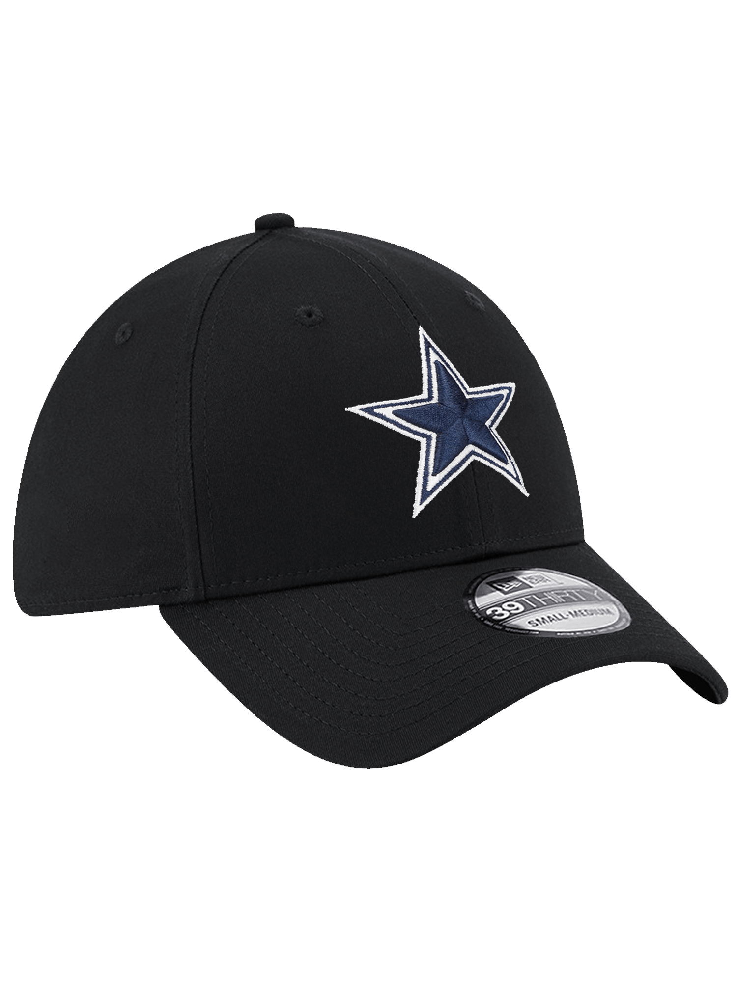New Era Caps Dallas Cowboys New Era NFL Team 39THIRTY Stretch-Fit Hat - Black