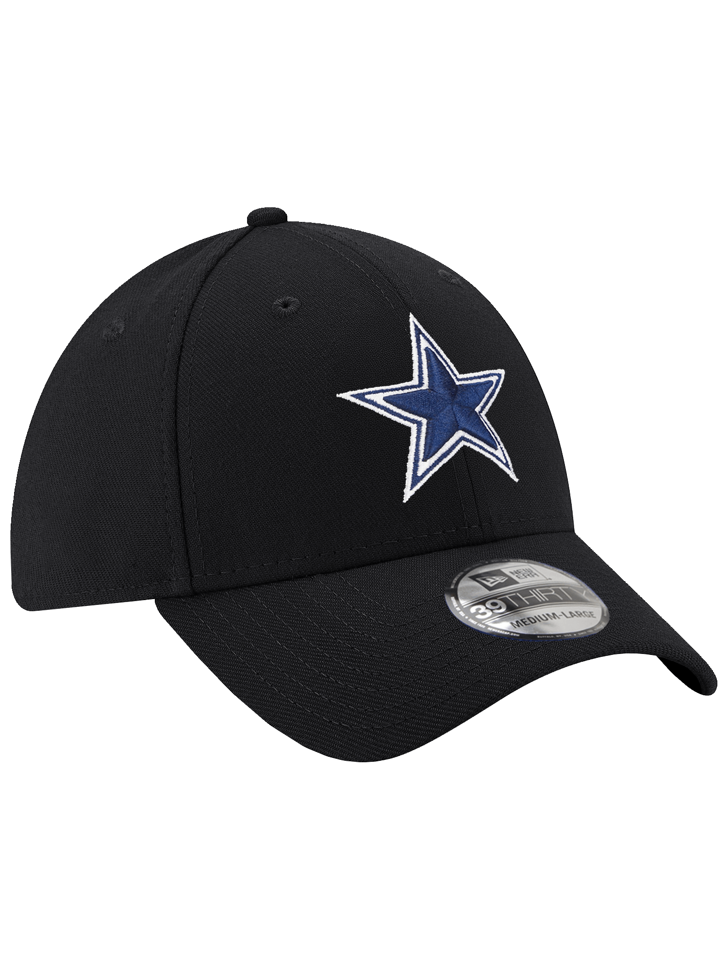 New Era Caps Dallas Cowboys New Era NFL Team 39THIRTY Stretch-Fit Hat - Black