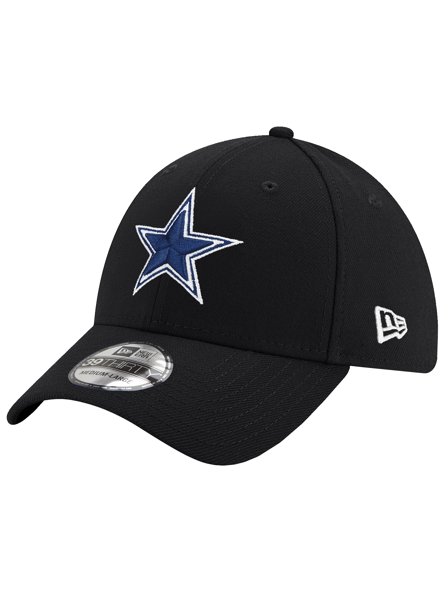 New Era Caps Dallas Cowboys New Era NFL Team 39THIRTY Stretch-Fit Hat - Black