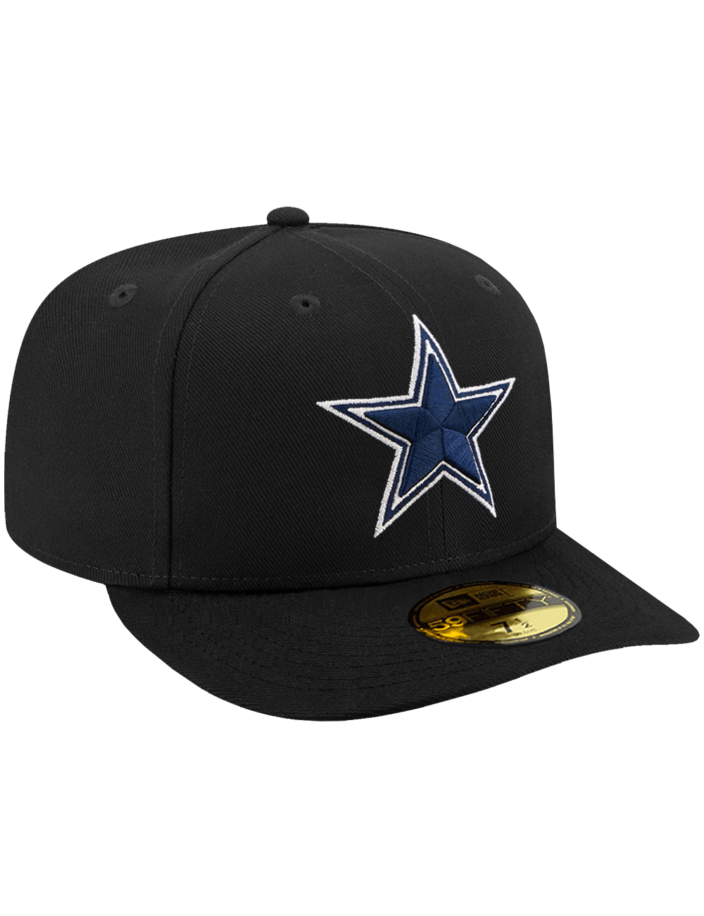 New Era Caps Dallas Cowboys New Era NFL Team Pre-Curved 59FIFTY Fitted Hat - Black