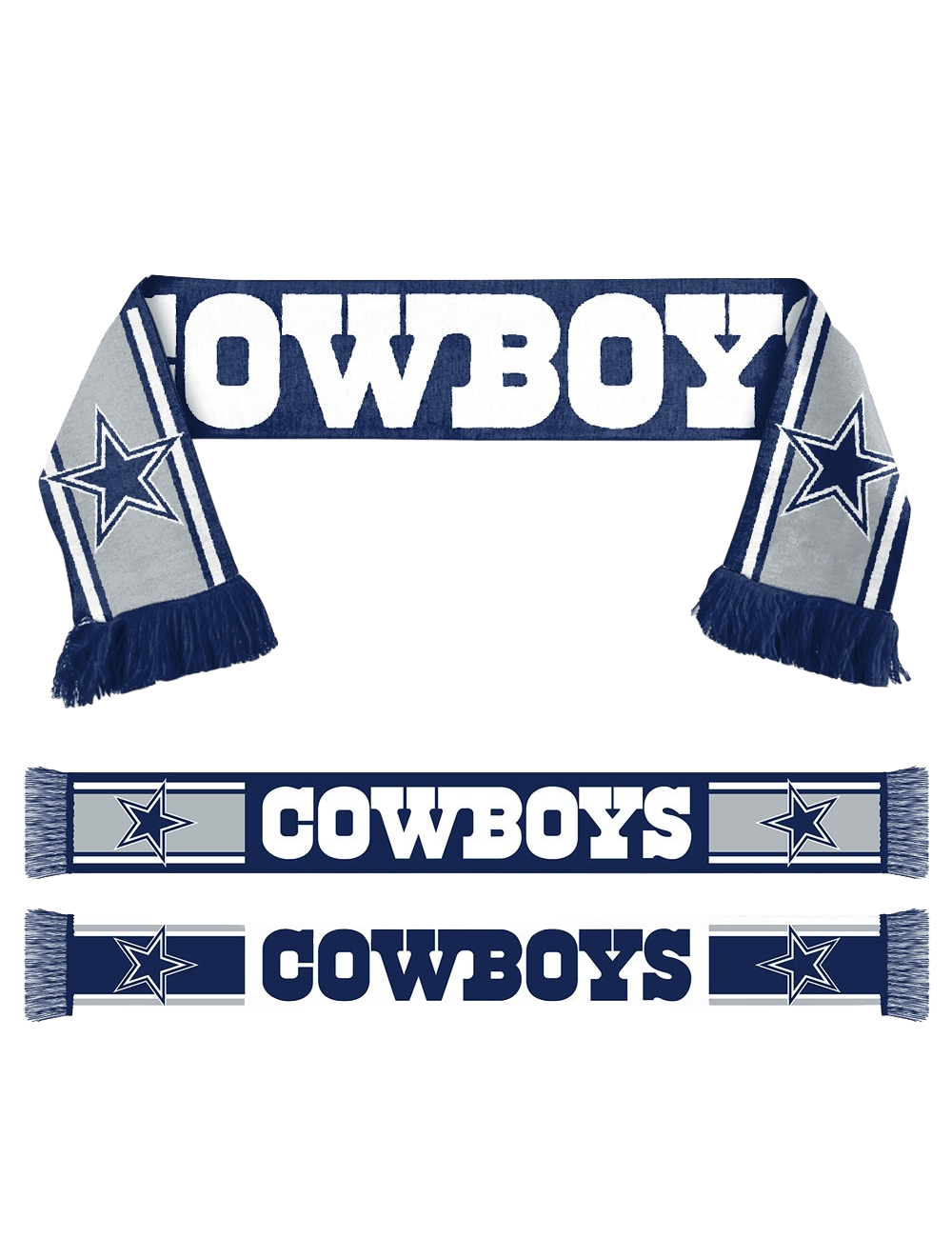 NFL Branded Accessories Unisex Dallas Cowboys NFL Team Issue Unisex Scarf