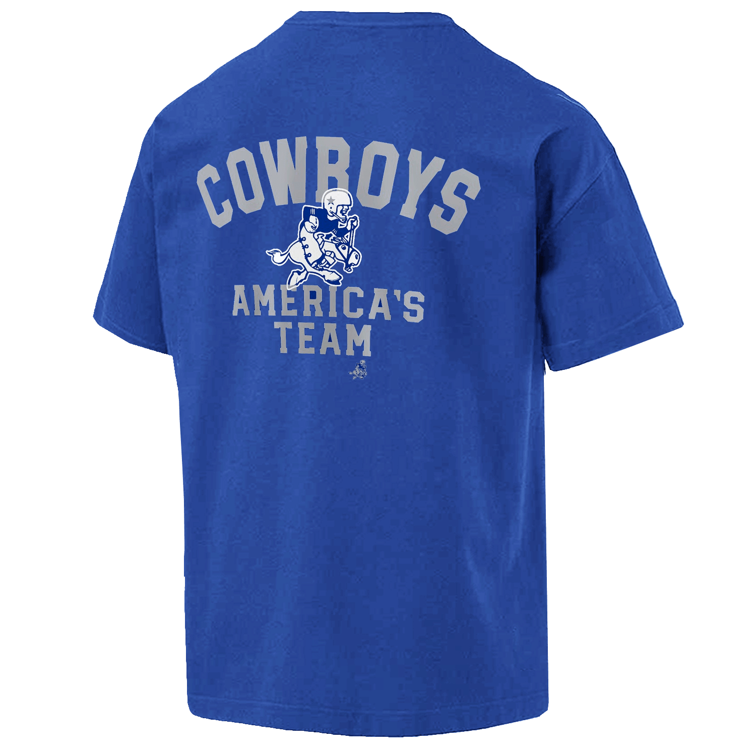 Nike T-Shirts Dallas Cowboys Nike NFL Rewind Oversized Heavyweight T-Shirt - Blue