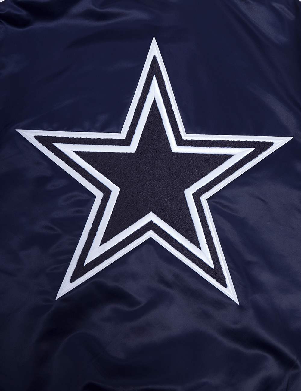 Pro Standard Jackets Dallas Cowboys Pro Standard NFL Mash Up Lightweight Satin Jacket - Navy