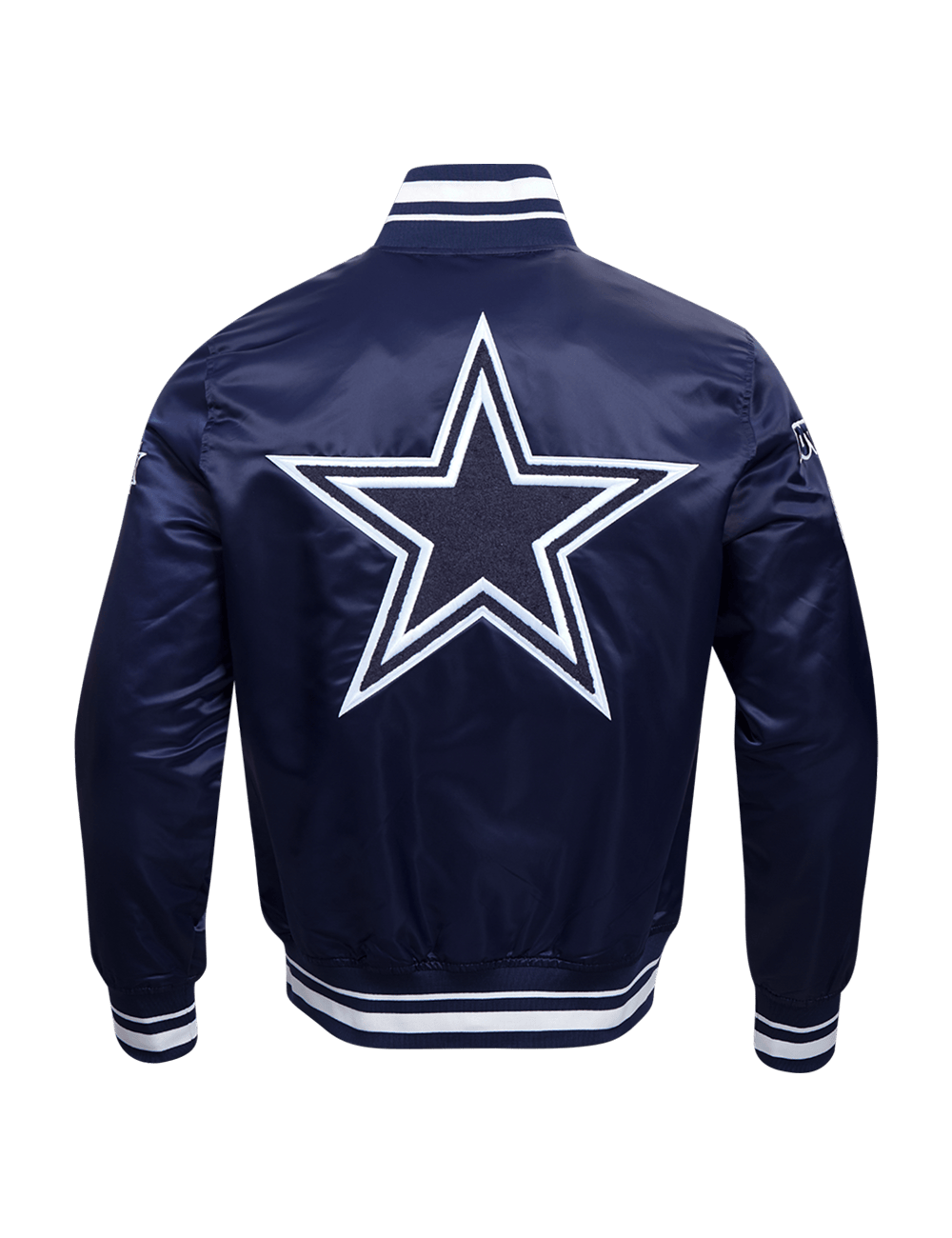 Pro Standard Jackets Dallas Cowboys Pro Standard NFL Mash Up Lightweight Satin Jacket - Navy