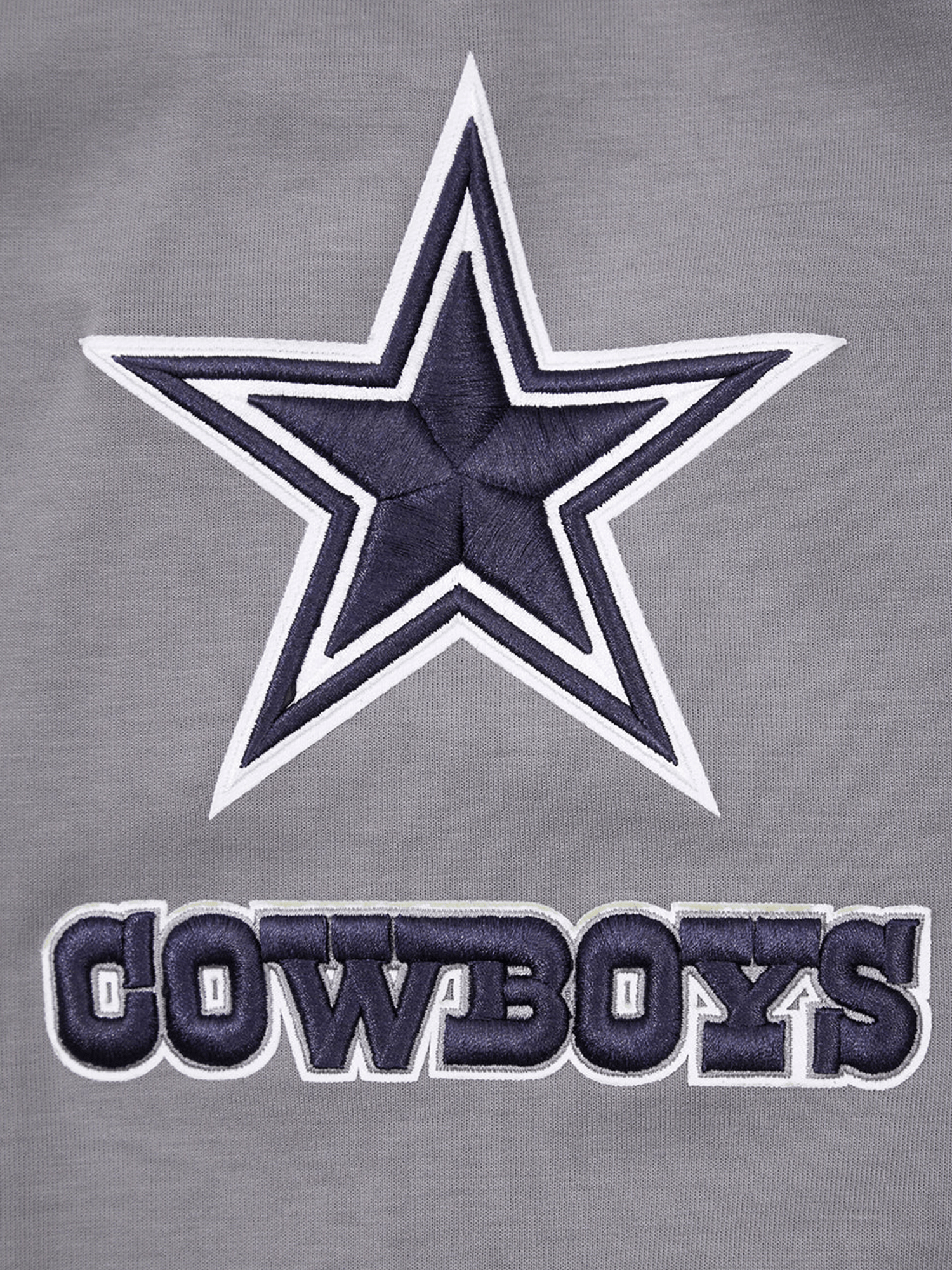 Pro Standard Jumpers Dallas Cowboys Pro Standard NFL Team Chenille Hoodie Jumper - Grey