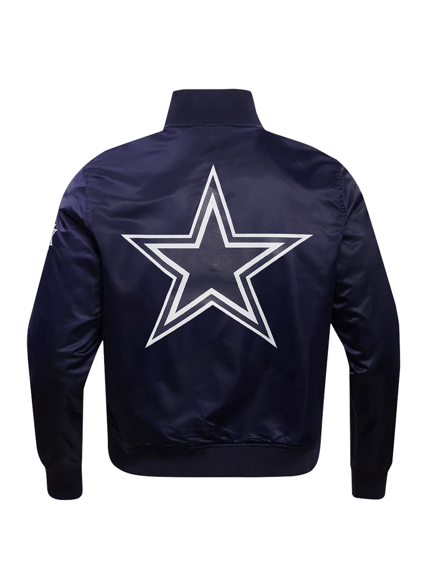Pro Standard Jackets Dallas Cowboys Pro Standard NFL Team Classic Satin Button Jacket - Navy