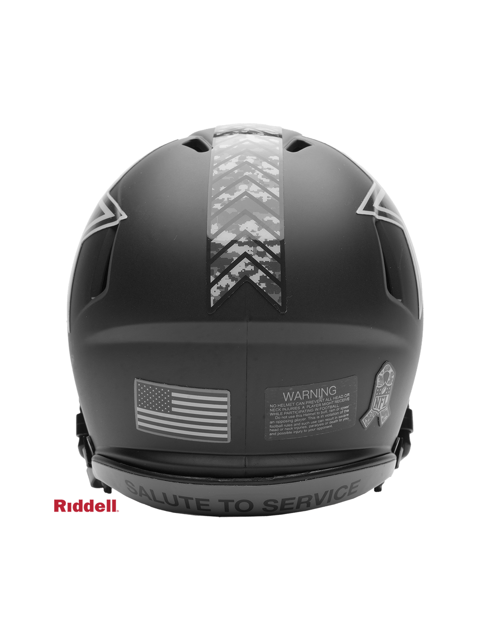 Riddell Helmets Dallas Cowboys Riddell NFL 26 Salute To Service Speed Replica Mini Size Helmet