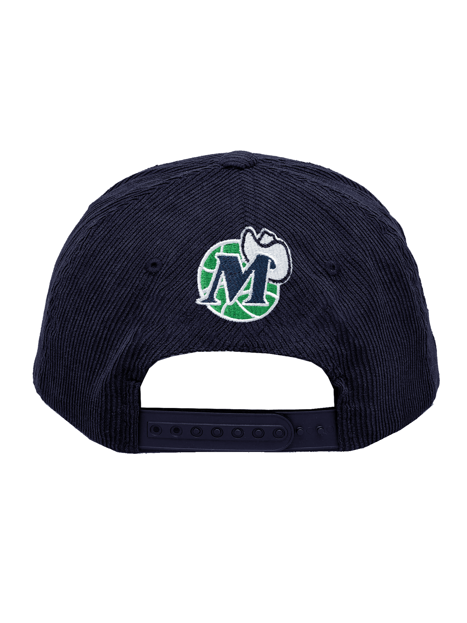 Mitchell And Ness Caps Dallas Mavericks Mitchell & Ness NBA Net Deadstock Pre-Curved Snapback Hat - Navy