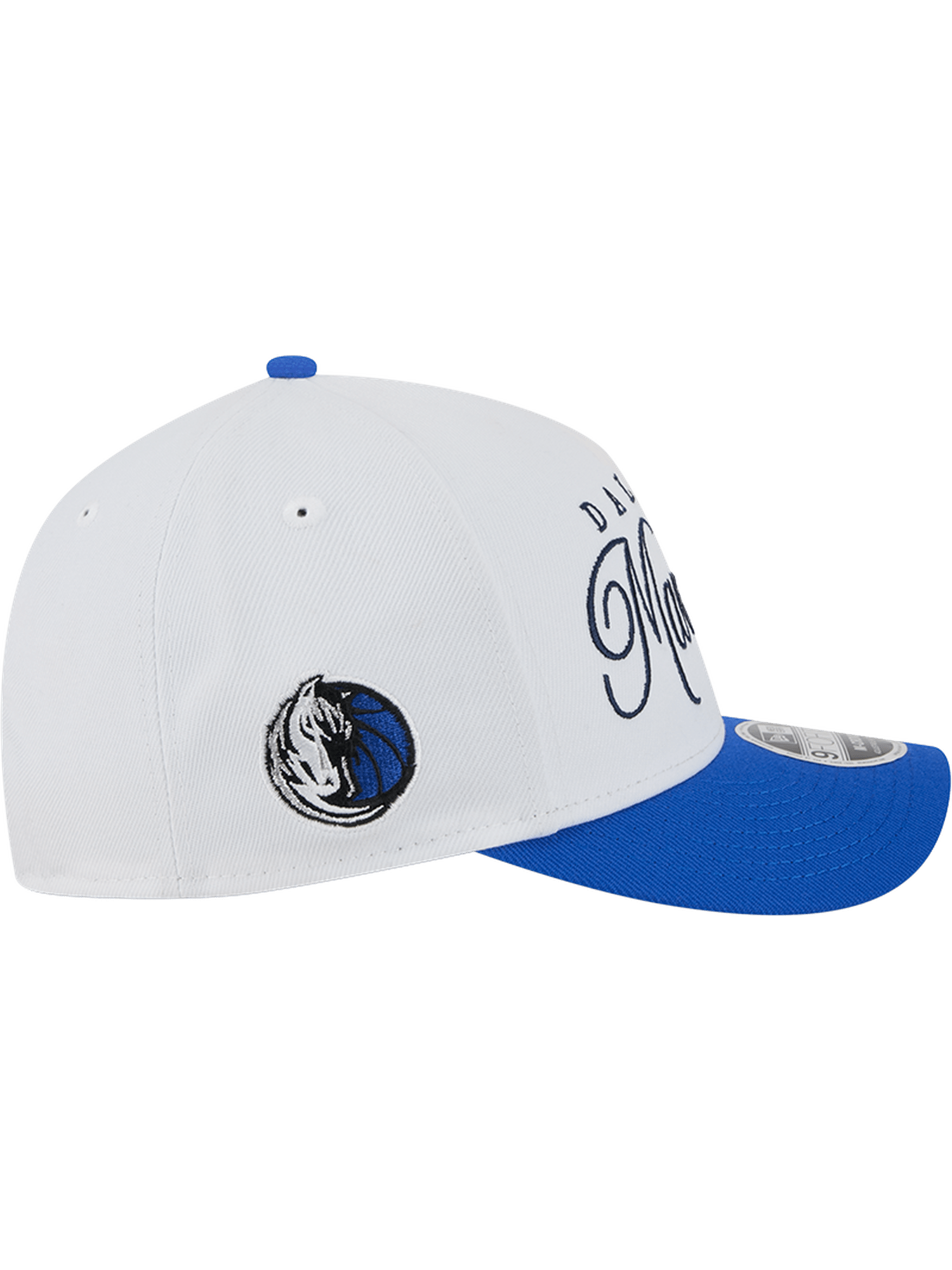 New Era Caps Dallas Mavericks New Era NBA 25 Draft 9FORTY M-Crown A-Frame Snapback Hat - White