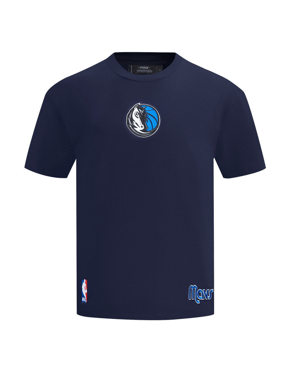 Pro Standard T-Shirts Dallas Mavericks Pro Standard NBA Wingspan Drop Shoulder T-Shirt - Navy