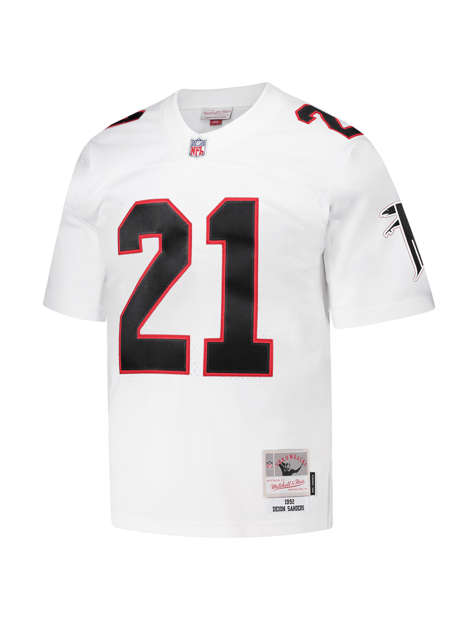 Mitchell And Ness Jerseys Deion Sanders Atlanta Falcons Mitchell & Ness NFL 92 Legacy Jersey - White