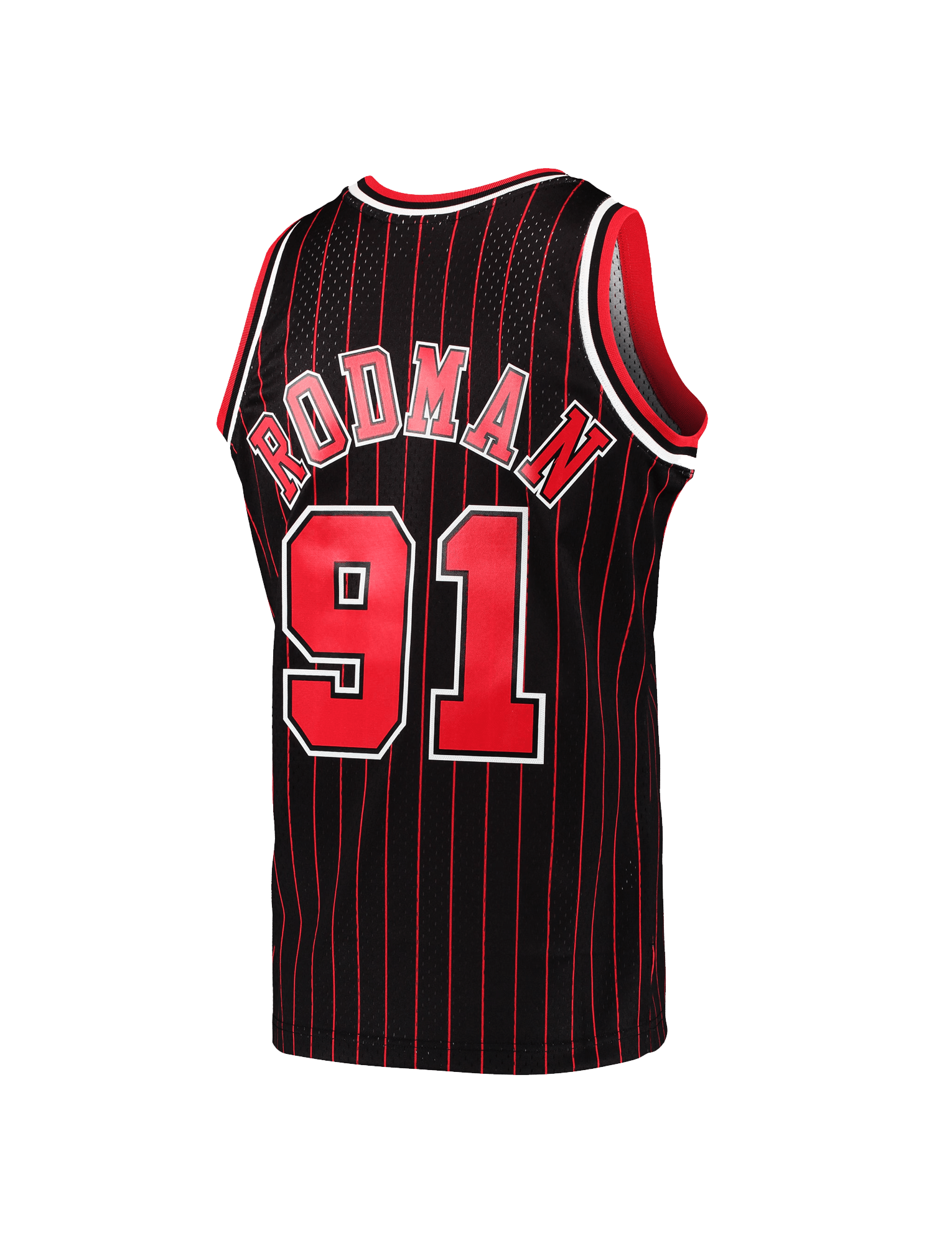 Mitchell And Ness Jerseys Dennis Rodman Chicago Bulls Mitchell & Ness NBA 95 Alt Road HWC Swingman Jersey - Black