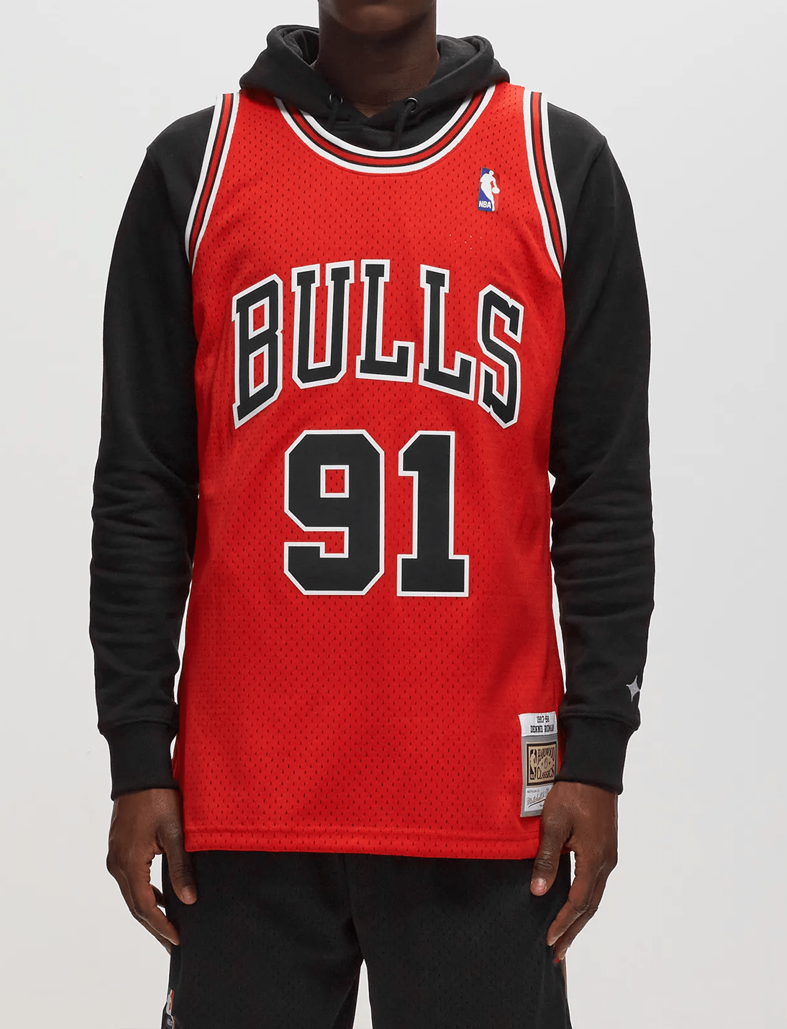 Mitchell And Ness Jerseys Dennis Rodman Chicago Bulls Mitchell & Ness NBA 97 Swingman Jersey - Red