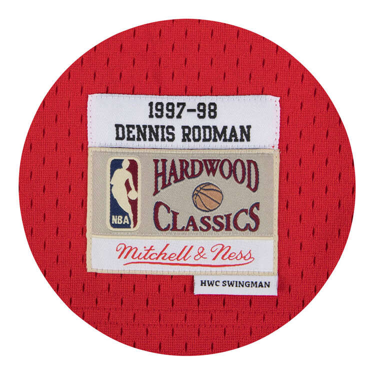 Mitchell And Ness Jerseys Dennis Rodman Chicago Bulls Mitchell & Ness NBA 97 Swingman Jersey - Red
