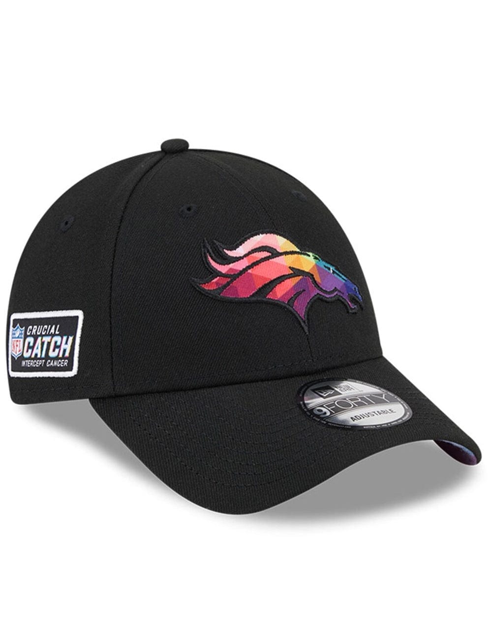 New Era Caps Denver Broncos New Era NFL 23 Crucial Catch 9FORTY Snapback Hat - Black