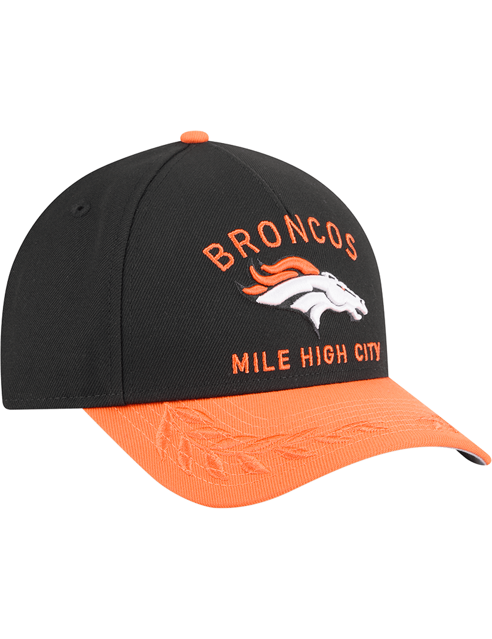 New Era Caps Denver Broncos New Era NFL 25 Draft 9FORTY M-Crown Snapback Hat - Black