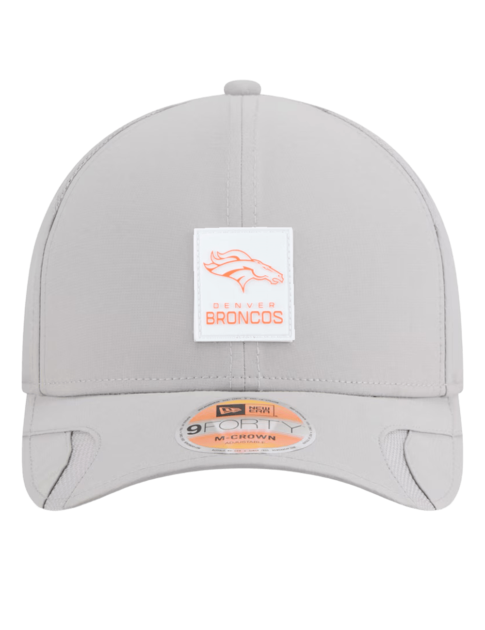 New Era Caps Denver Broncos New Era NFL 25 Sideline 9FORTY M-Crown Snapback Hat - Grey