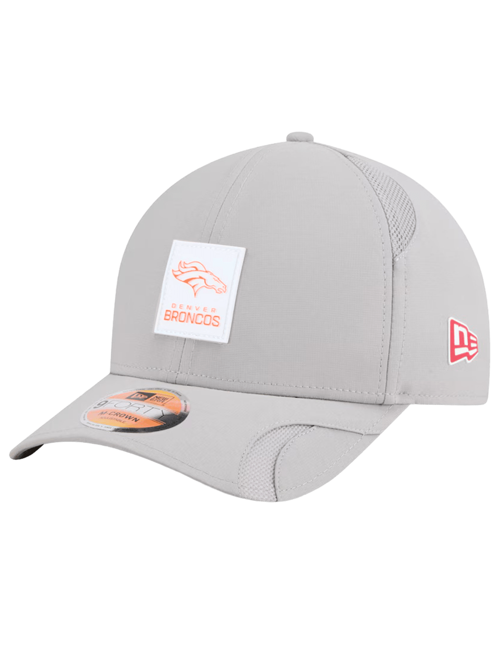New Era Caps Denver Broncos New Era NFL 25 Sideline 9FORTY M-Crown Snapback Hat - Grey