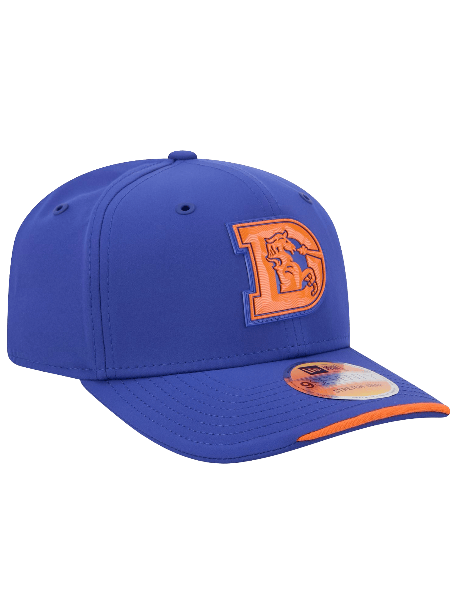 New Era Caps OSFM Denver Broncos New Era NFL 26 Sideline 9SEVENTY Stretch-Snapback Hat - Blue