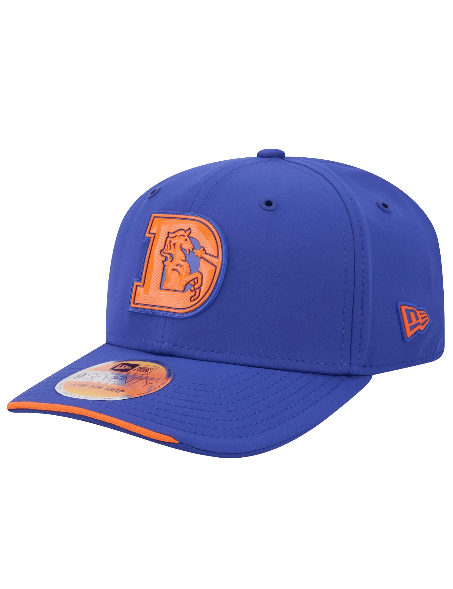 New Era Caps OSFM Denver Broncos New Era NFL 26 Sideline 9SEVENTY Stretch-Snapback Hat - Blue
