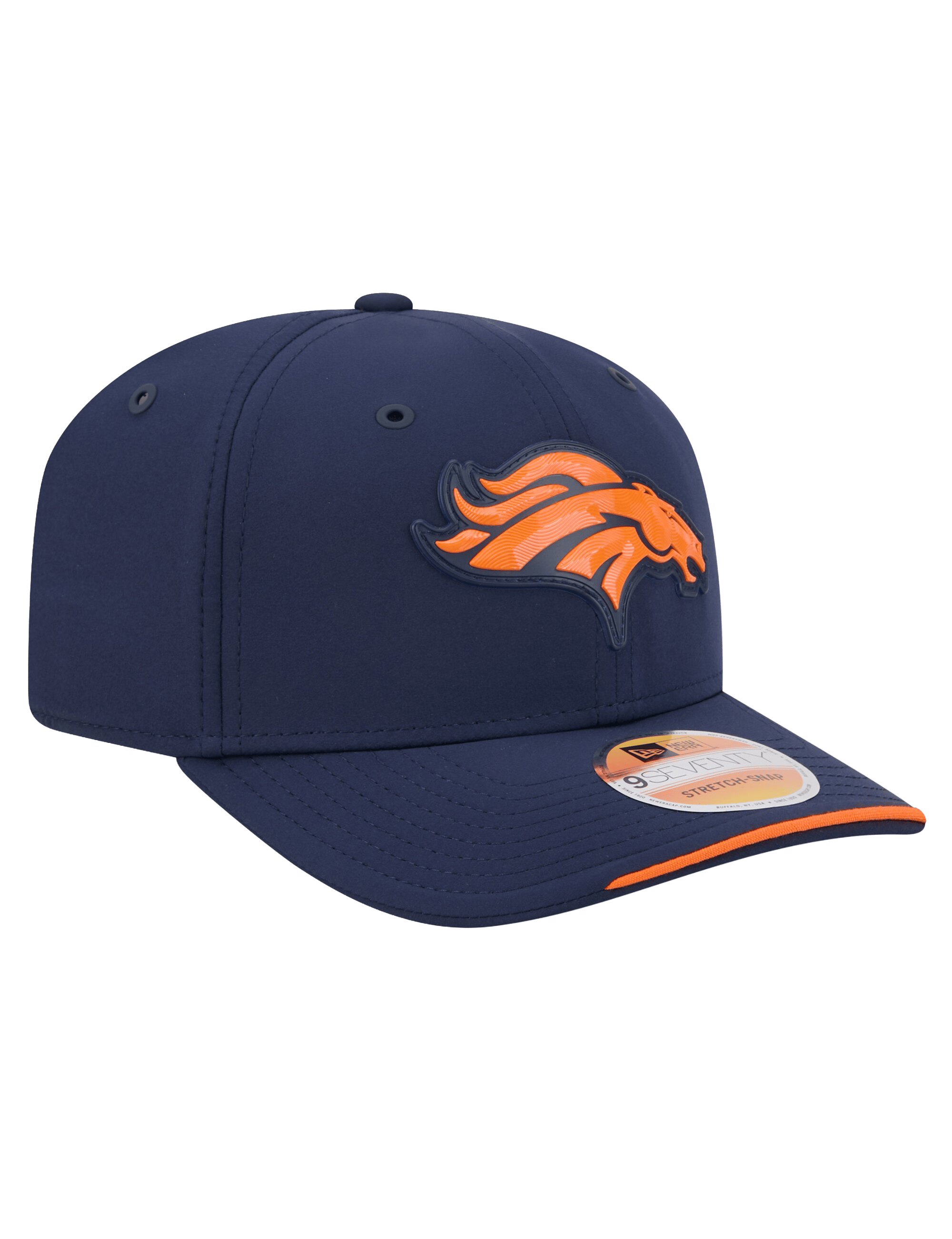 New Era Caps OSFM Denver Broncos New Era NFL 26 Sideline 9SEVENTY Stretch-Snapback Hat - Navy