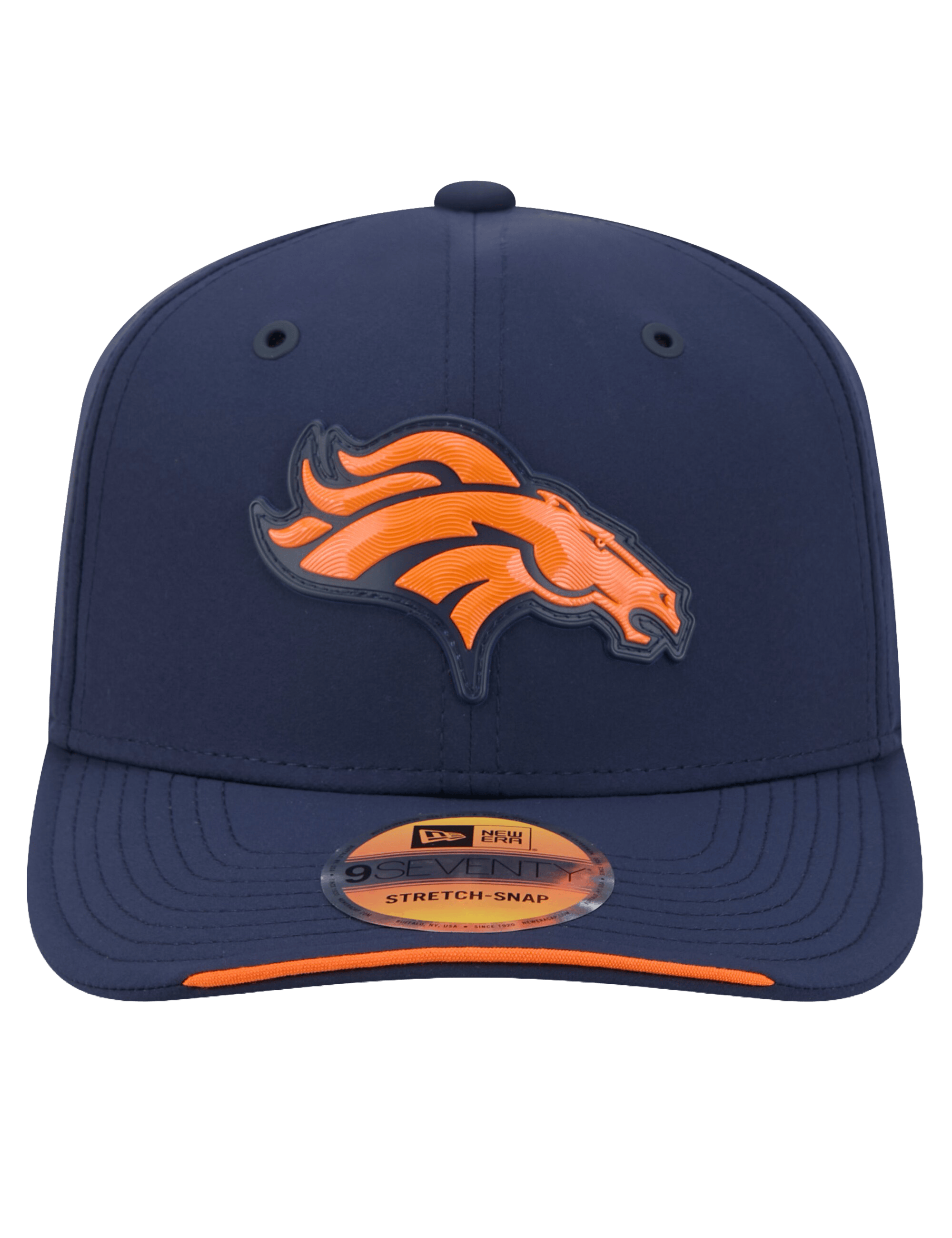 New Era Caps OSFM Denver Broncos New Era NFL 26 Sideline 9SEVENTY Stretch-Snapback Hat - Navy