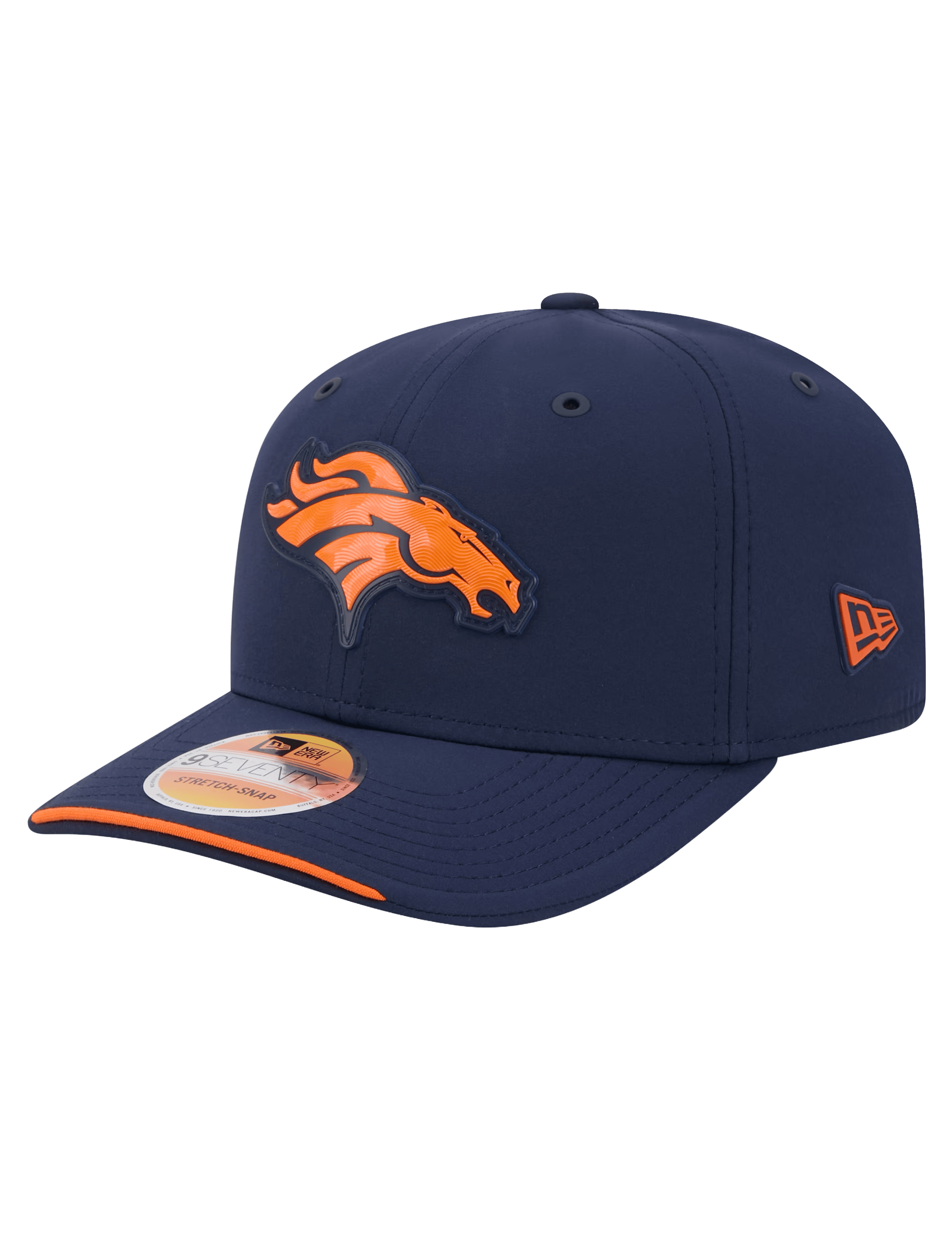 New Era Caps OSFM Denver Broncos New Era NFL 26 Sideline 9SEVENTY Stretch-Snapback Hat - Navy