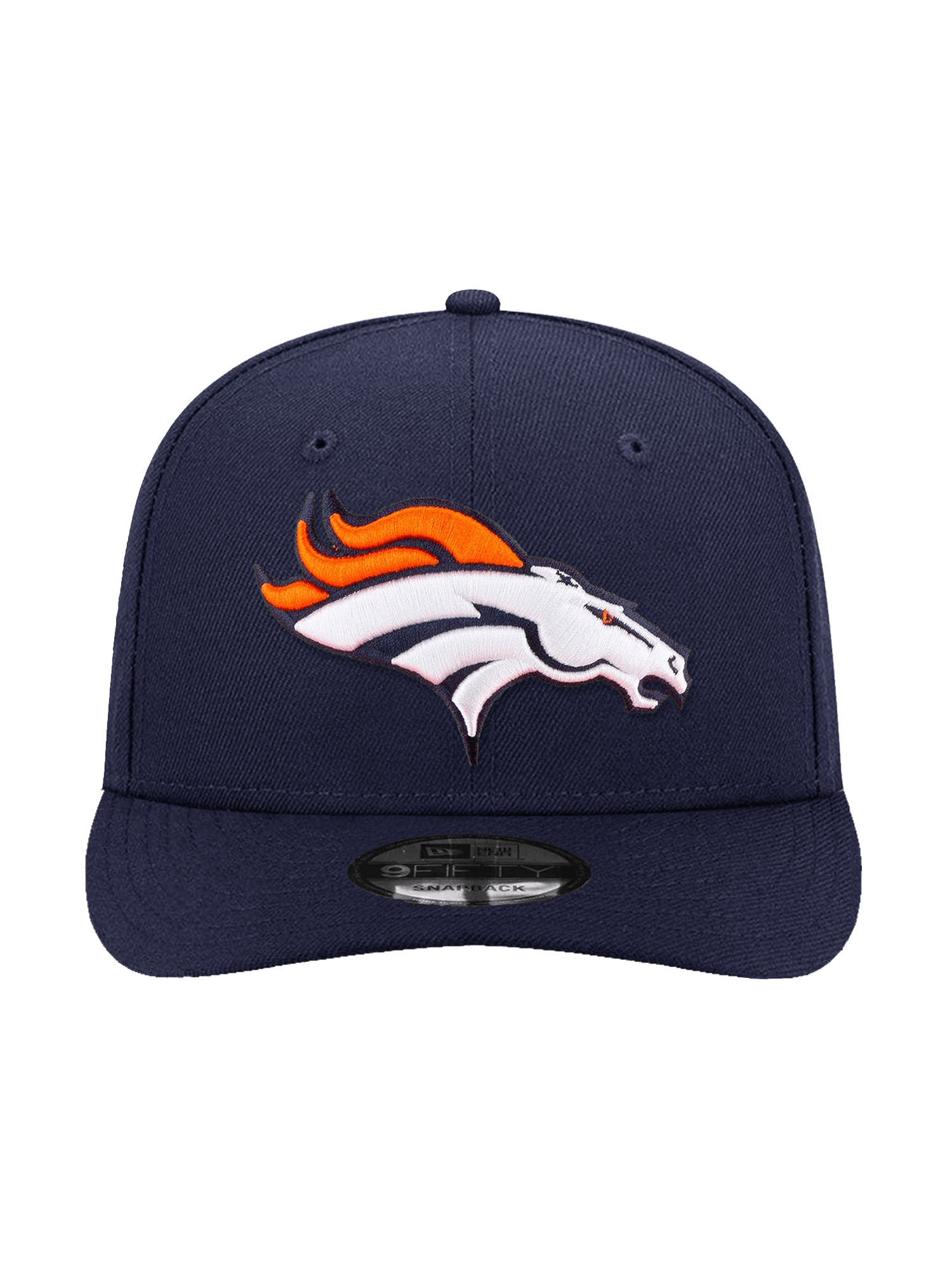 New Era Caps Denver Broncos New Era NFL Team Pre-Curved 9FIFTY Snapback Hat - Navy