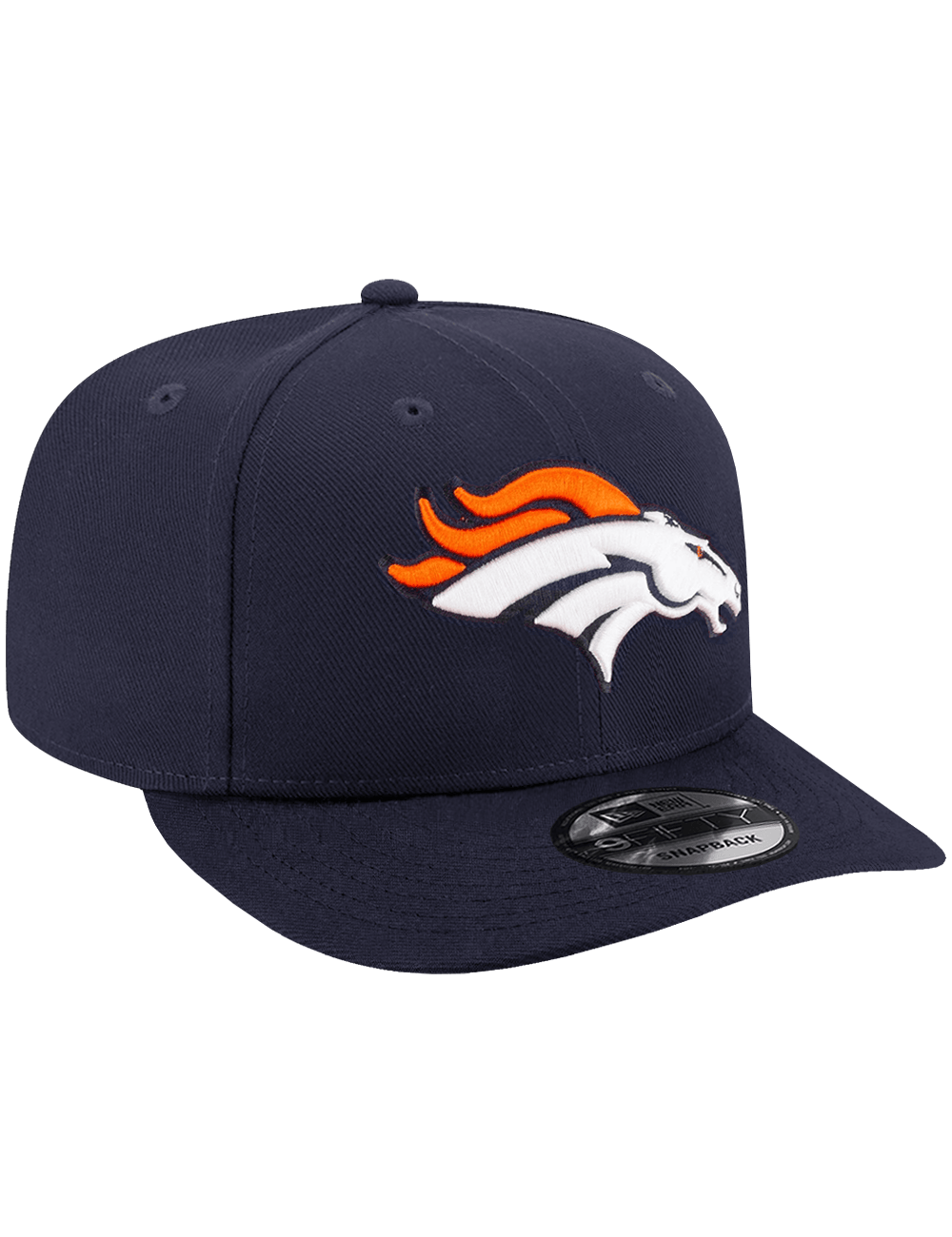 New Era Caps Denver Broncos New Era NFL Team Pre-Curved 9FIFTY Snapback Hat - Navy