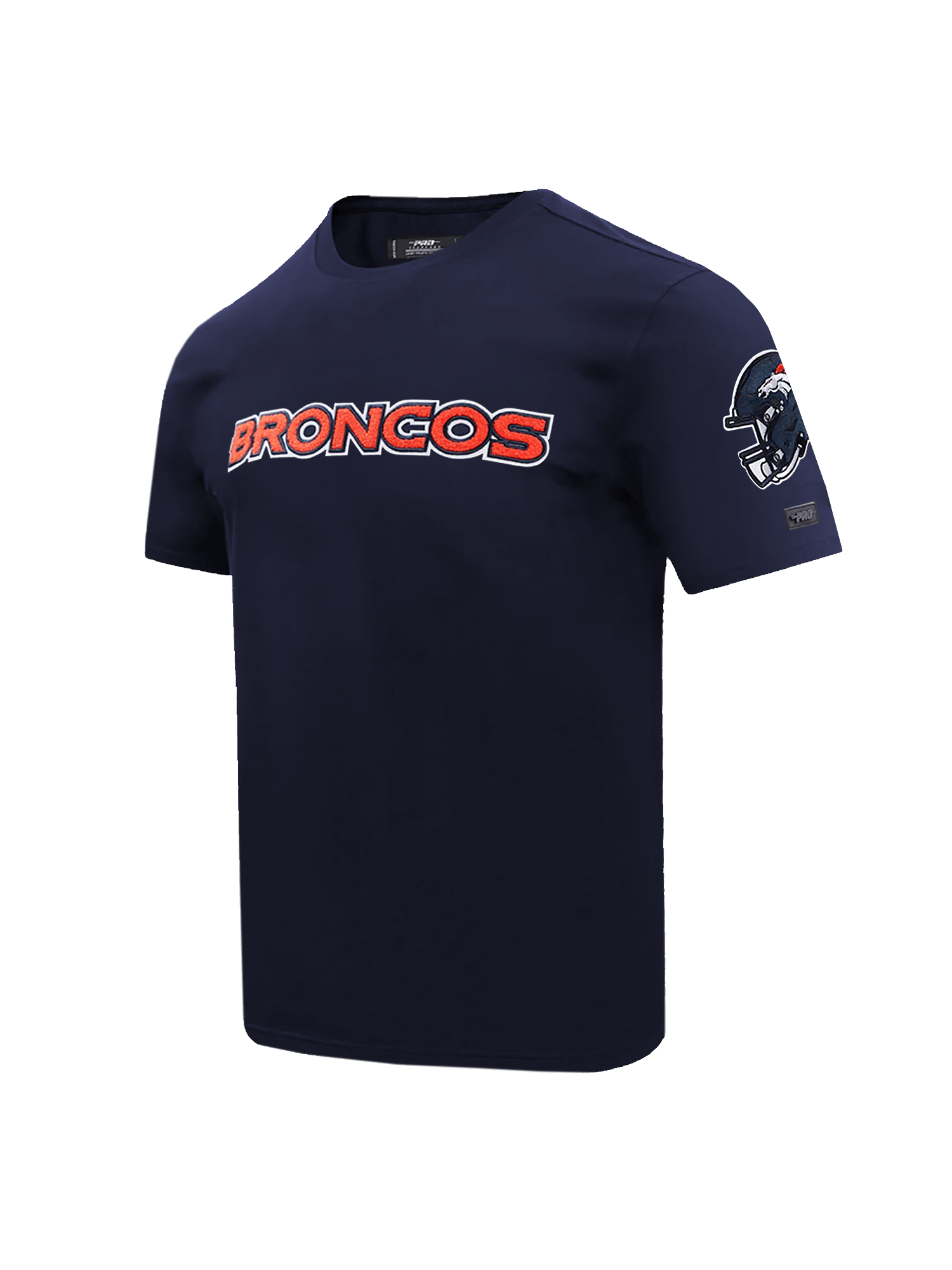 Pro Standard T-Shirts Denver Broncos Pro Standard NFL Team Chenille Flex T-Shirt - Navy
