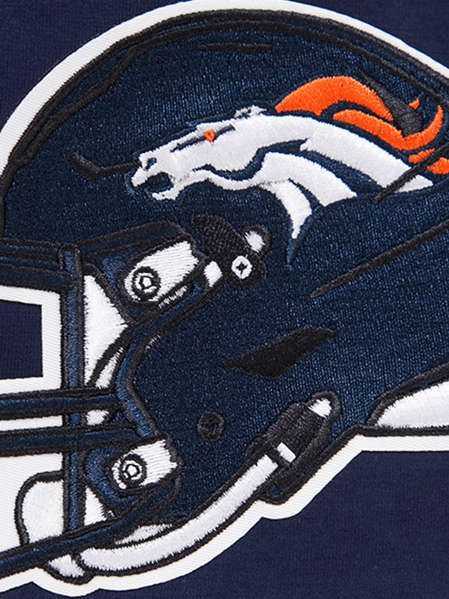 Pro Standard Jumpers Denver Broncos Pro Standard NFL Team Chenille Hoodie Jumper - Navy