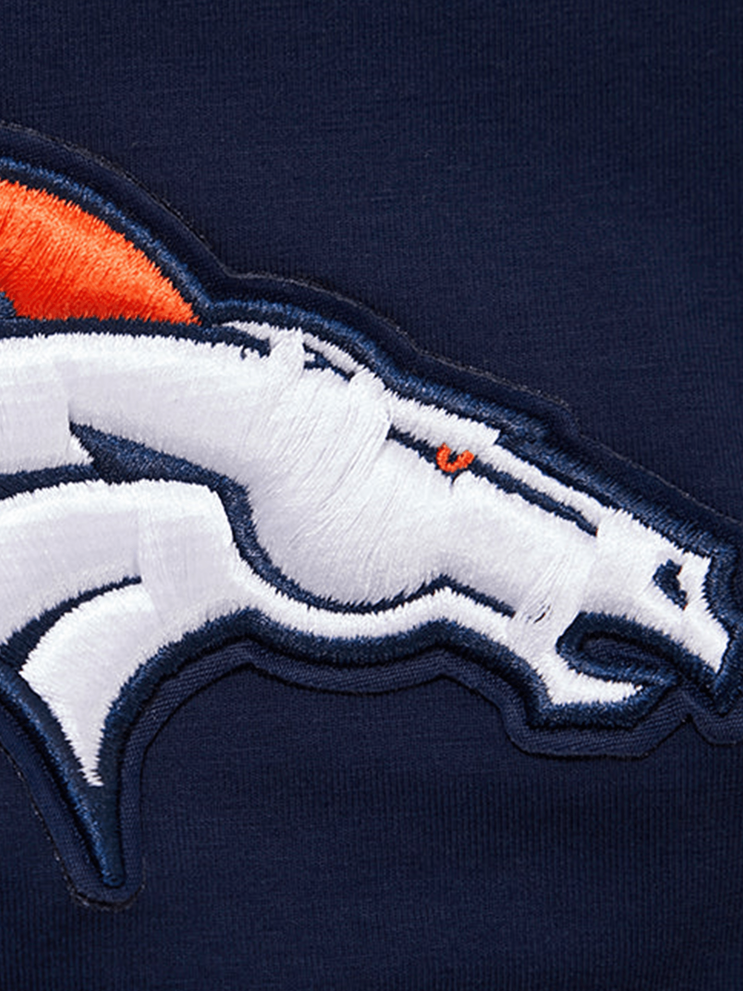 Pro Standard Jumpers Denver Broncos Pro Standard NFL Team Chenille Hoodie Jumper - Navy