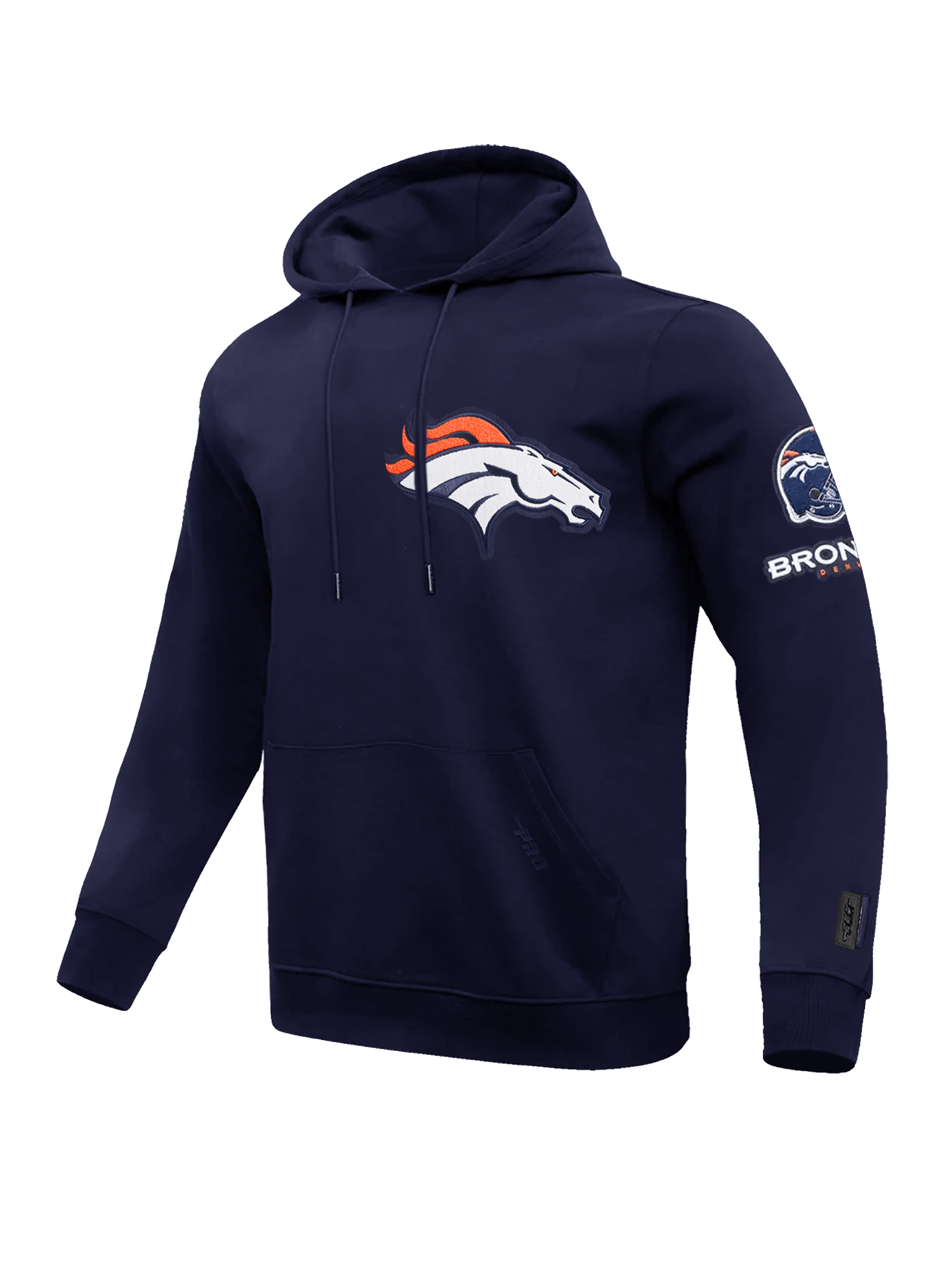 Pro Standard Jumpers Denver Broncos Pro Standard NFL Team Chenille Hoodie Jumper - Navy