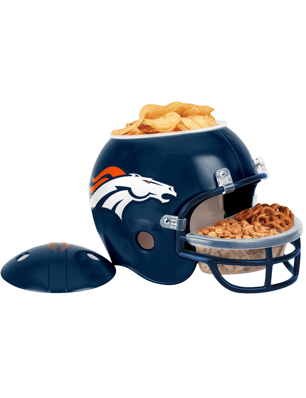 Wincraft Accessories Denver Broncos Wincraft NFL Full Size Multi Compartment Snack Helmet