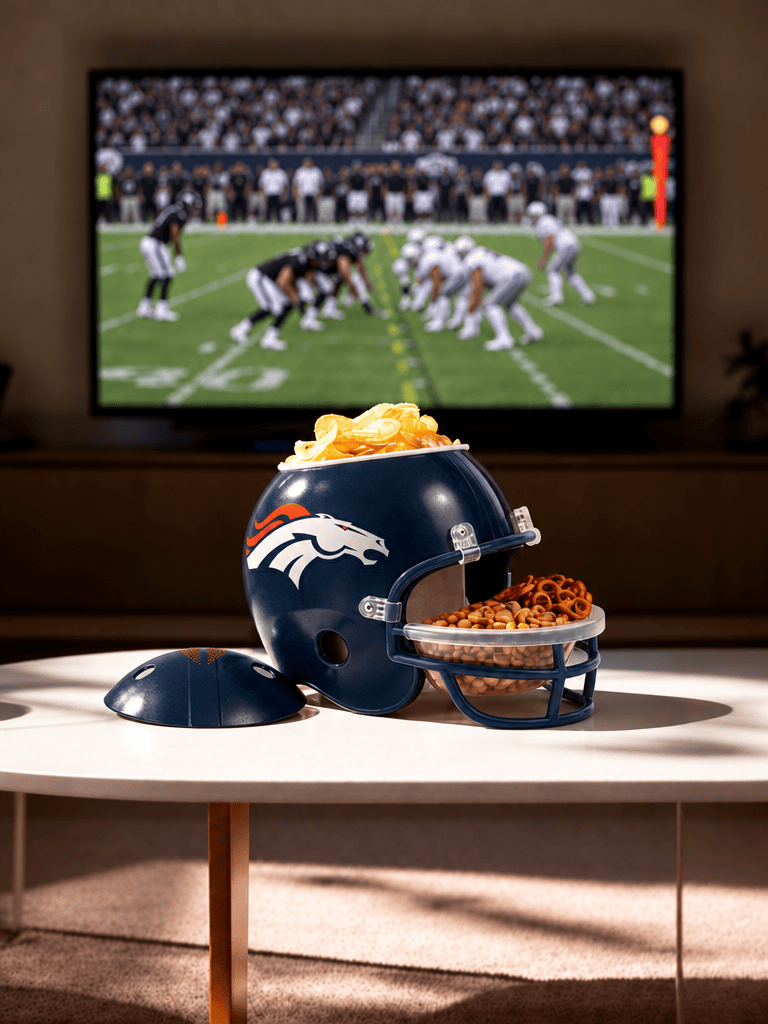 Wincraft Accessories Denver Broncos Wincraft NFL Full Size Multi Compartment Snack Helmet