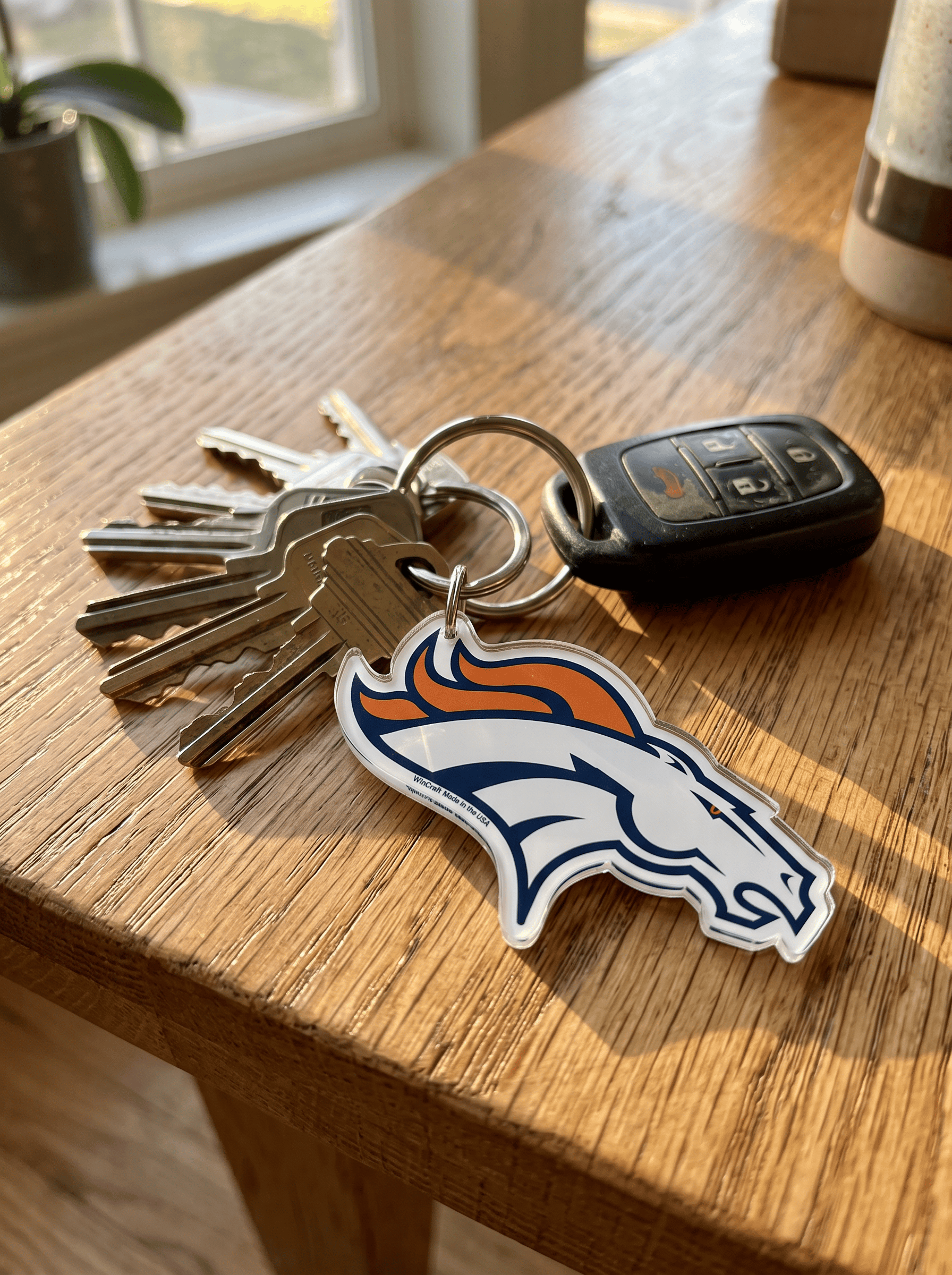 Wincraft Accessories Denver Broncos Wincraft NFL Premium Acrylic Team Key Ring