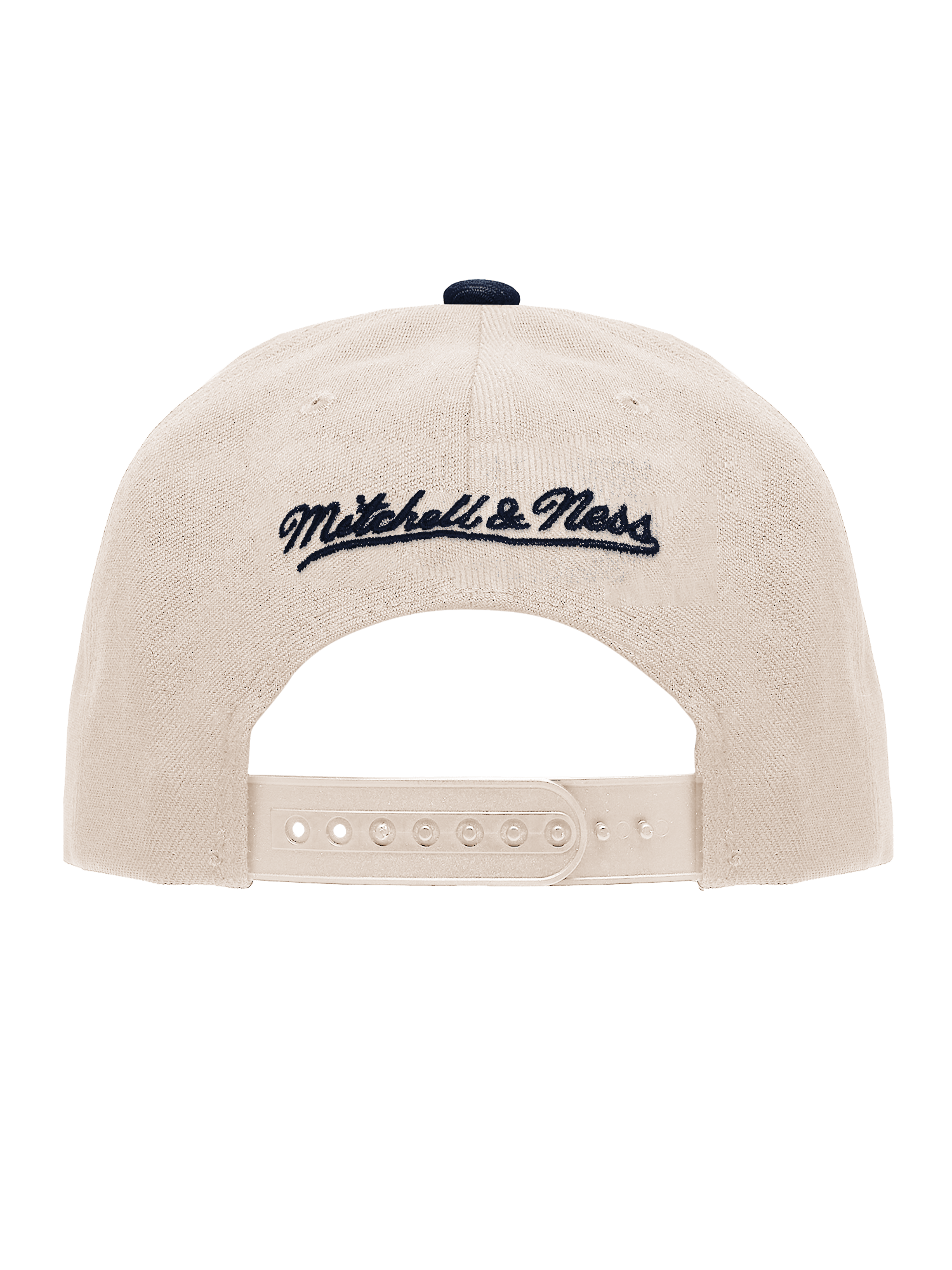 Mitchell And Ness Caps Denver Nuggets Mitchell & Ness NBA HWC 2T Pro Pinch Snapback Hat - Cream