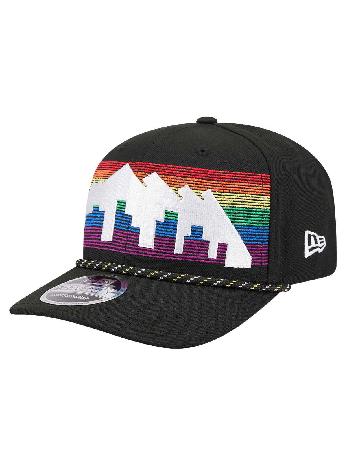 New Era Caps Denver Nuggets New Era NBA 25-26 City Edition 9SEVENTY Stretch Snapback Hat