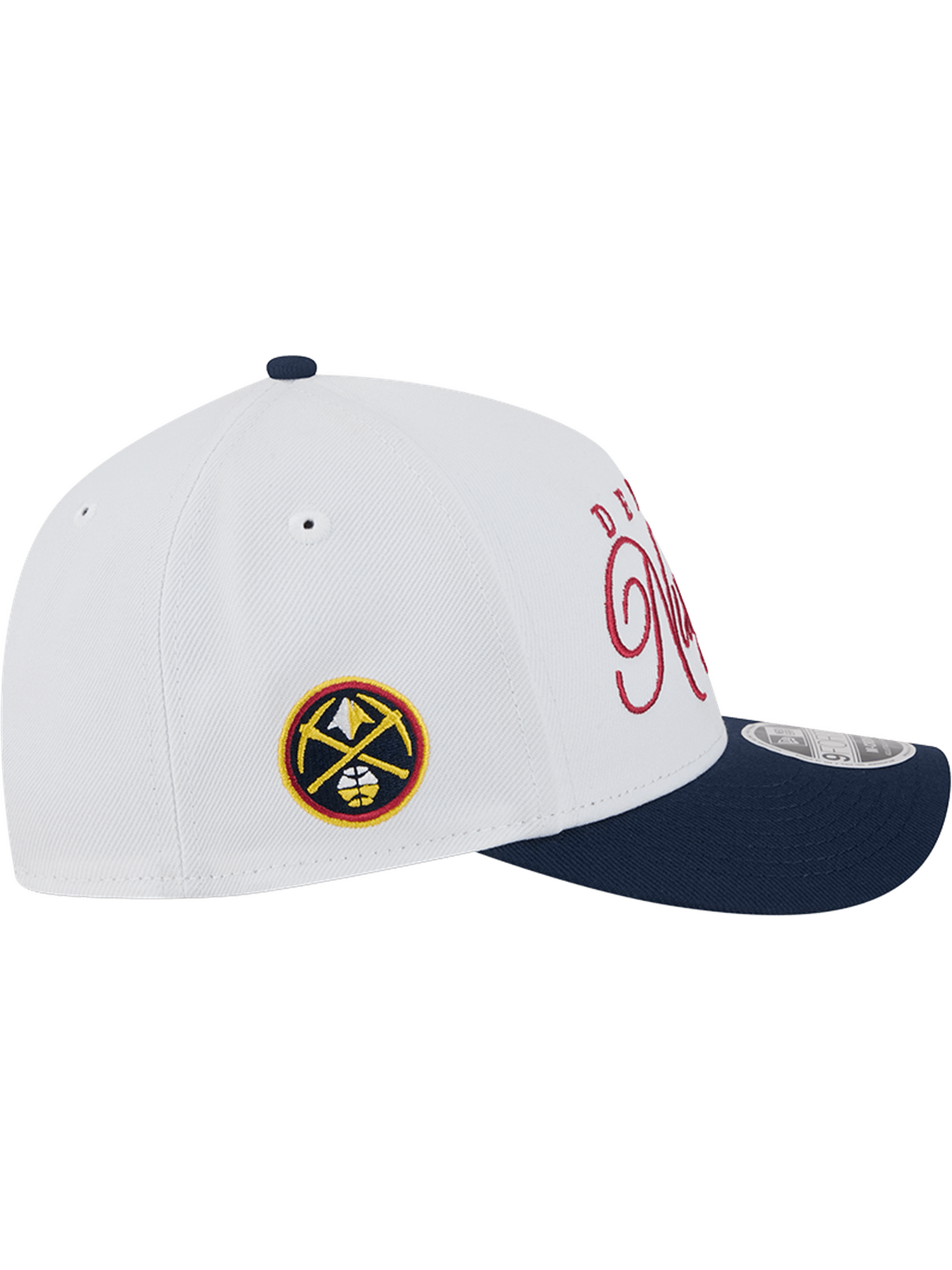 New Era Caps Denver Nuggets New Era NBA 25 Draft 9FORTY M-Crown A-Frame Snapback Hat - White