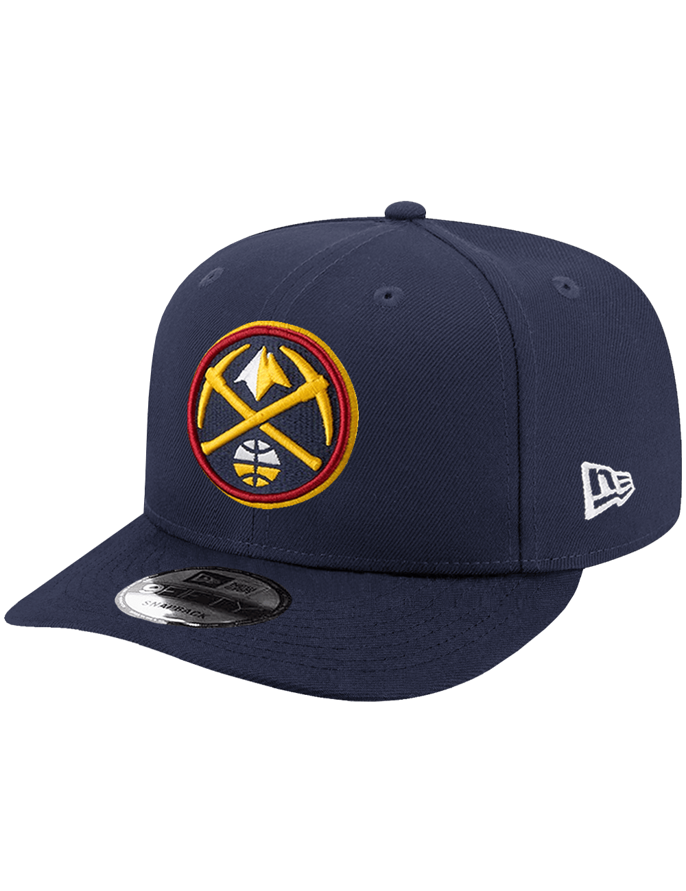New Era Caps OSFA Denver Nuggets New Era NBA Team 9FIFTY Pre-Curved Snapback Hat - Navy