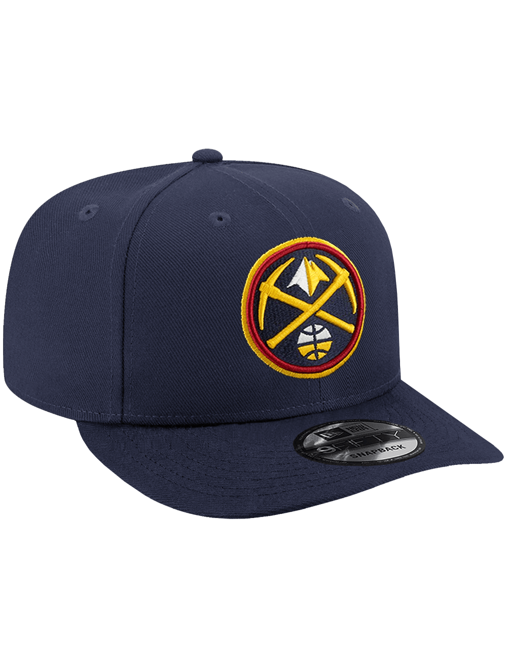 New Era Caps OSFA Denver Nuggets New Era NBA Team 9FIFTY Pre-Curved Snapback Hat - Navy