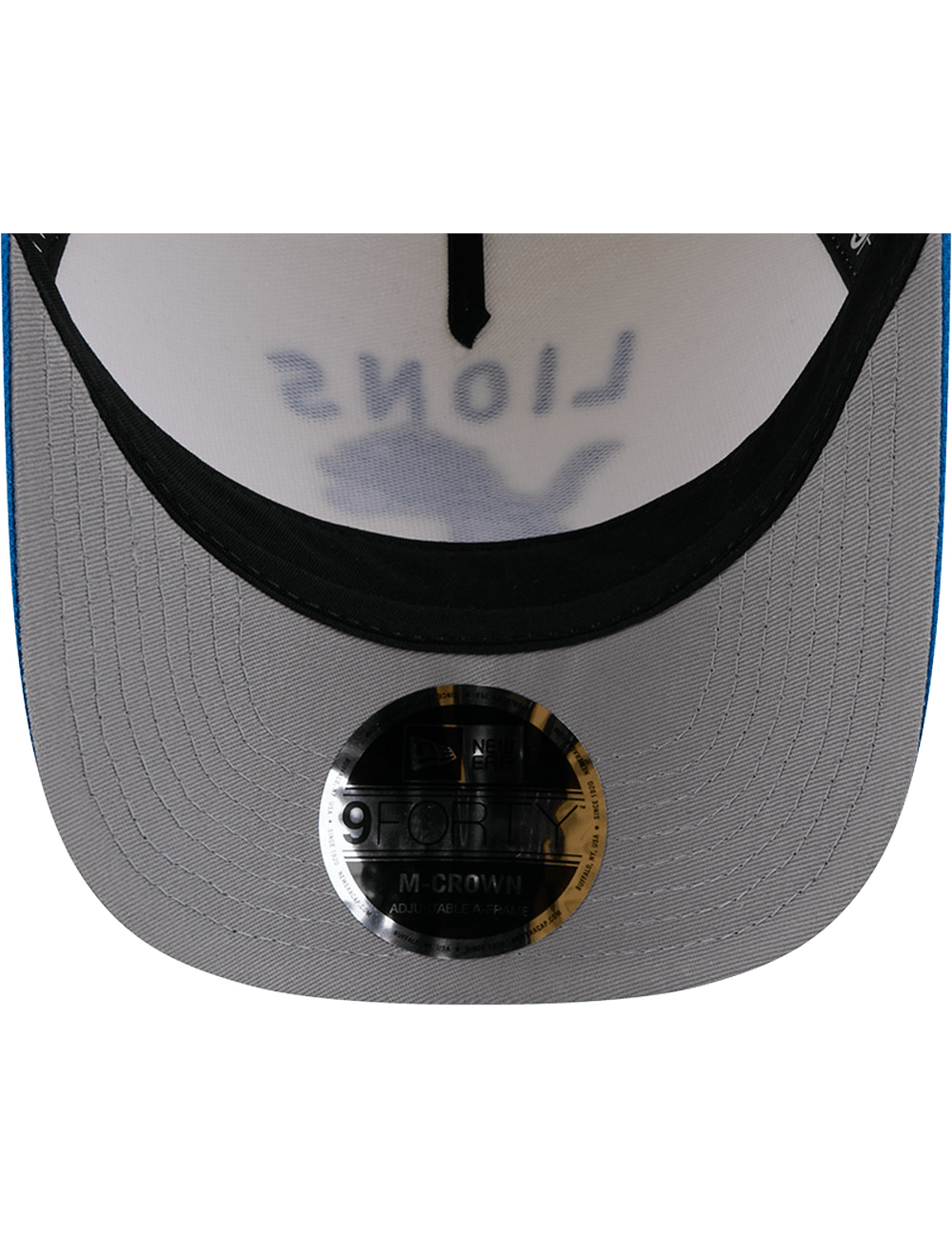 New Era Caps Detroit Lions New Era NFL 25 Draft 9FORTY M-Crown Snapback Hat - Chrome